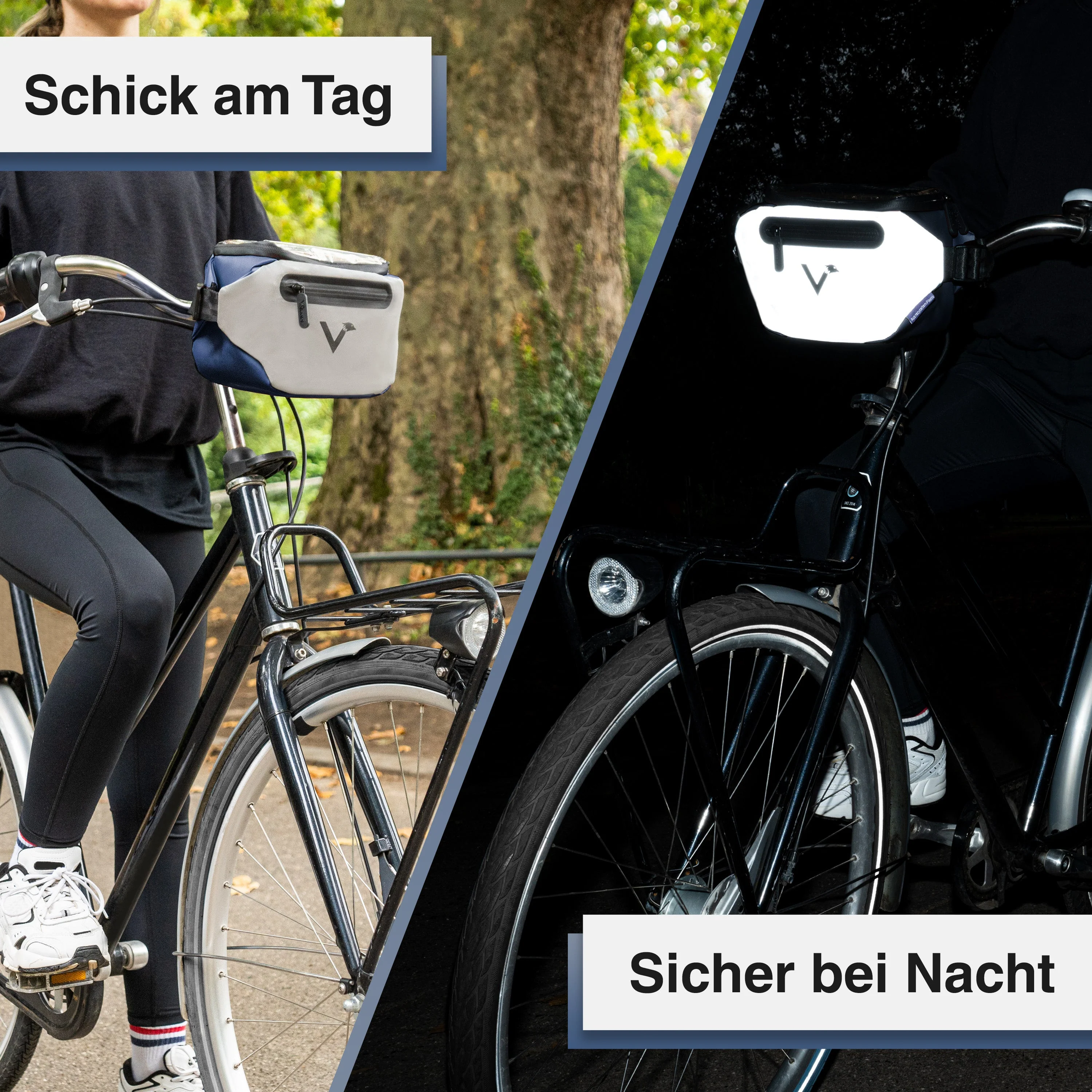 3in1 City Bag - Multifunktionale & reflektierende Lenkertasche | Bundle - Image 16