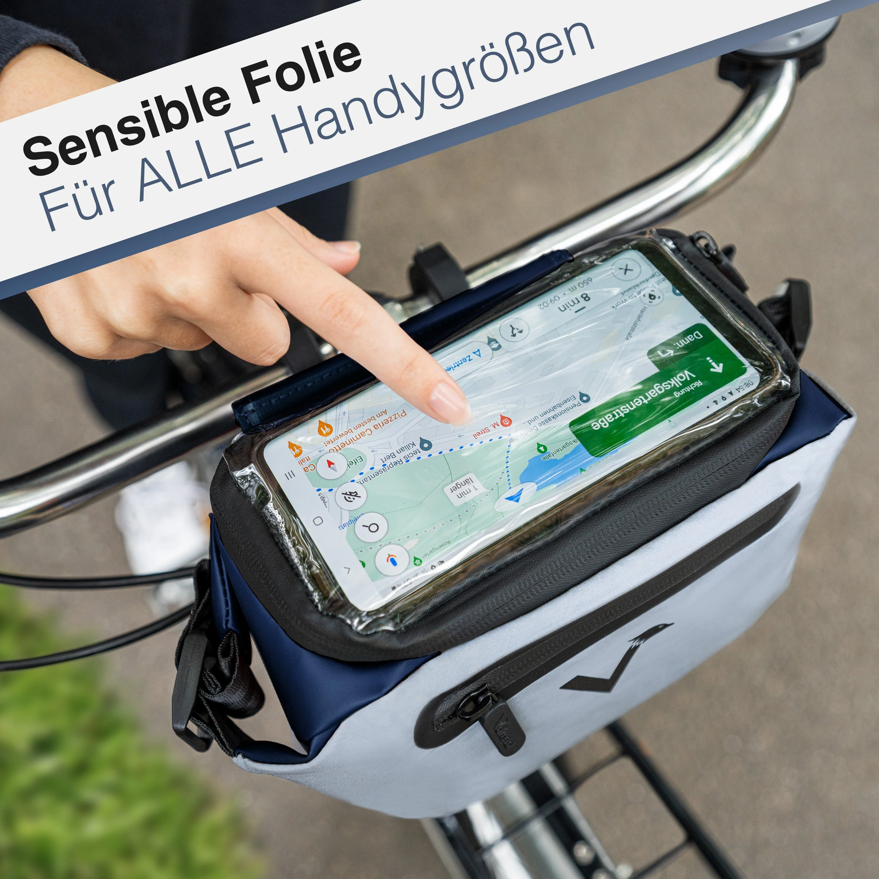 3in1 City Bag - Multifunktionale & reflektierende Lenkertasche | Bundle - Image 17
