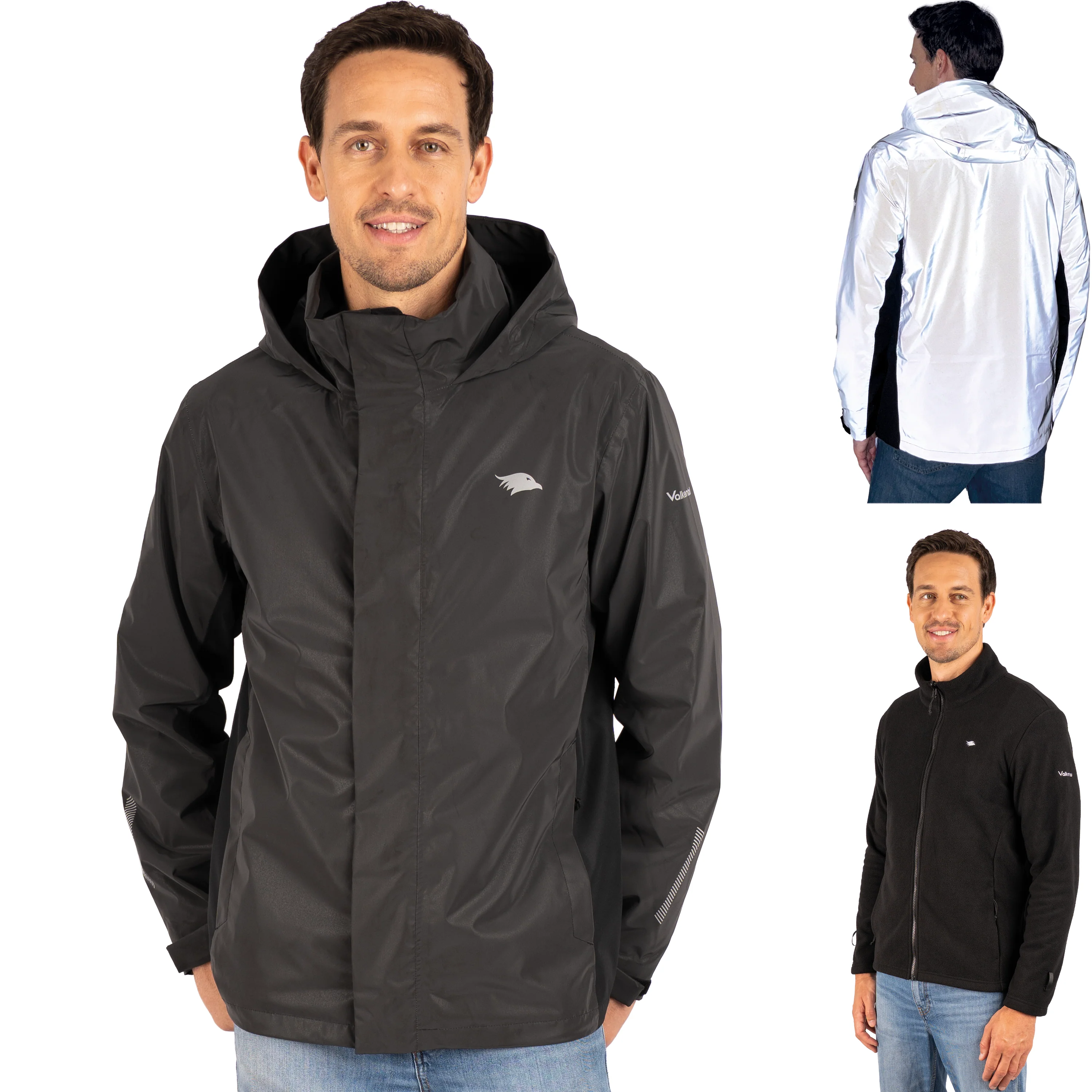 3in1 Smart Jacket - 100% reflektierend & wasserdicht mit Fleece Zipp-In - Image 17