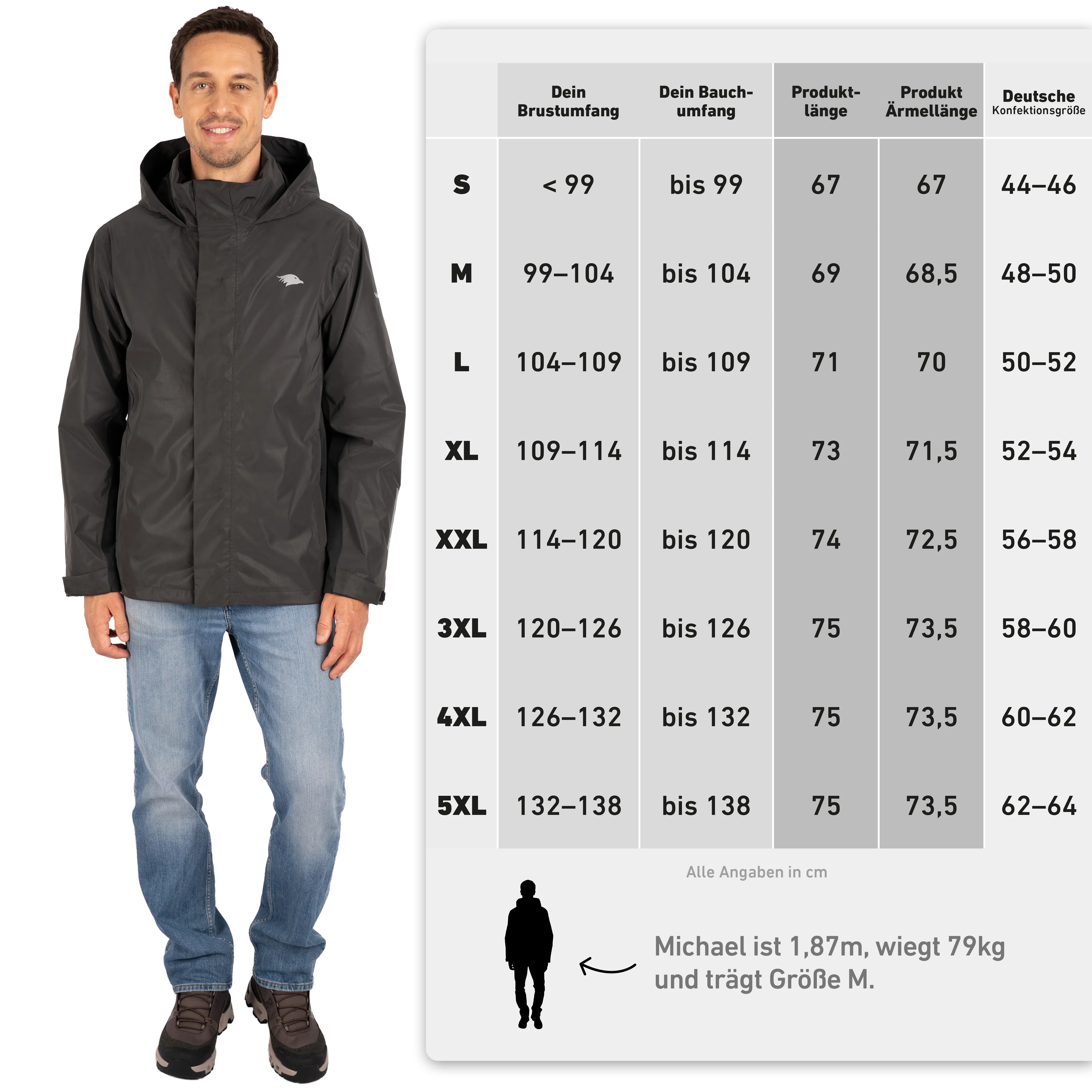 3in1 Smart Jacket - 100% reflektierend & wasserdicht mit Fleece Zipp-In - Image 24