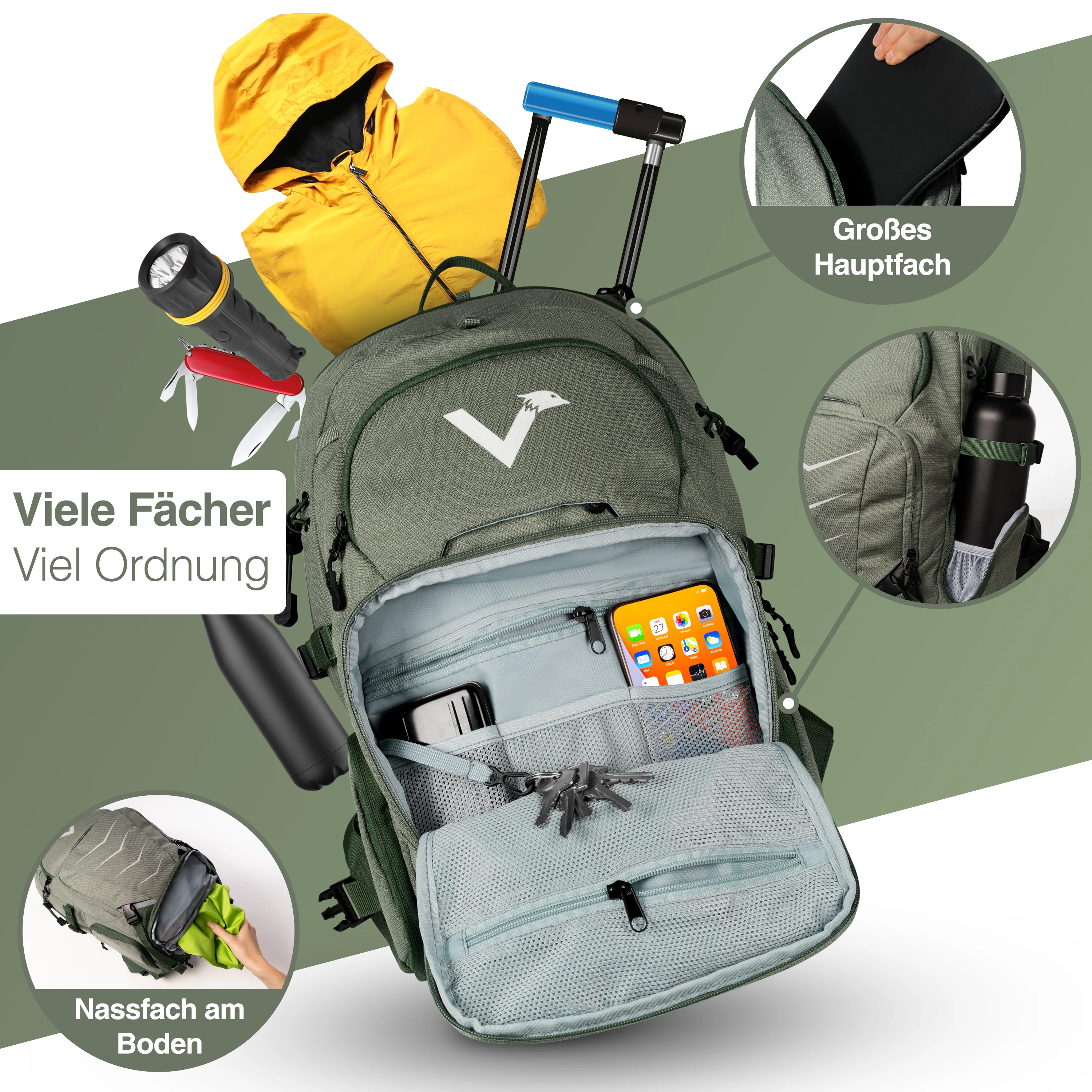 Explorer V22 - Der All-In-One Outdoor Rucksack B-Ware - Image 9
