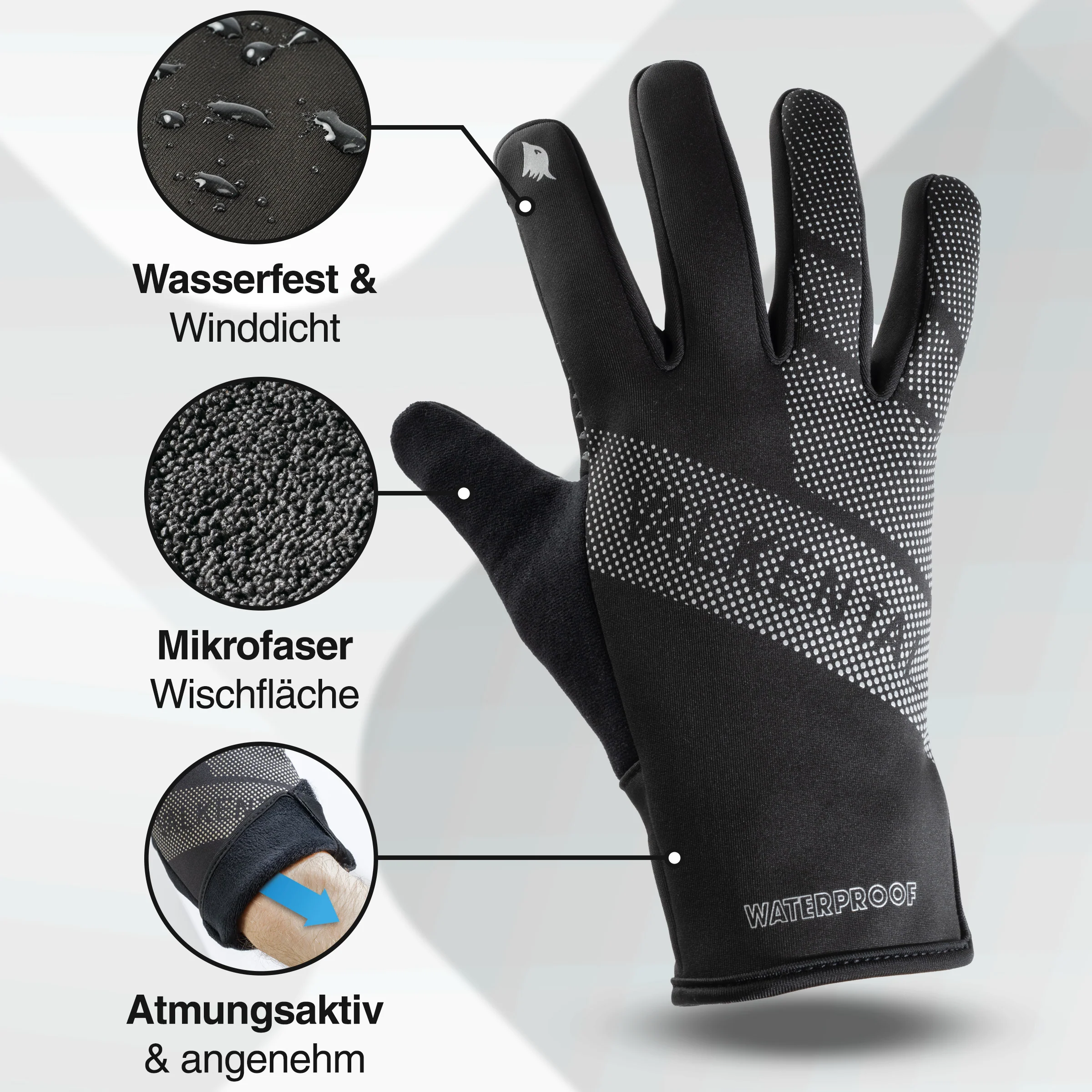 GloRider V2 Flex - Wasserfester Übergangshandschuh mit Grip - Image 4