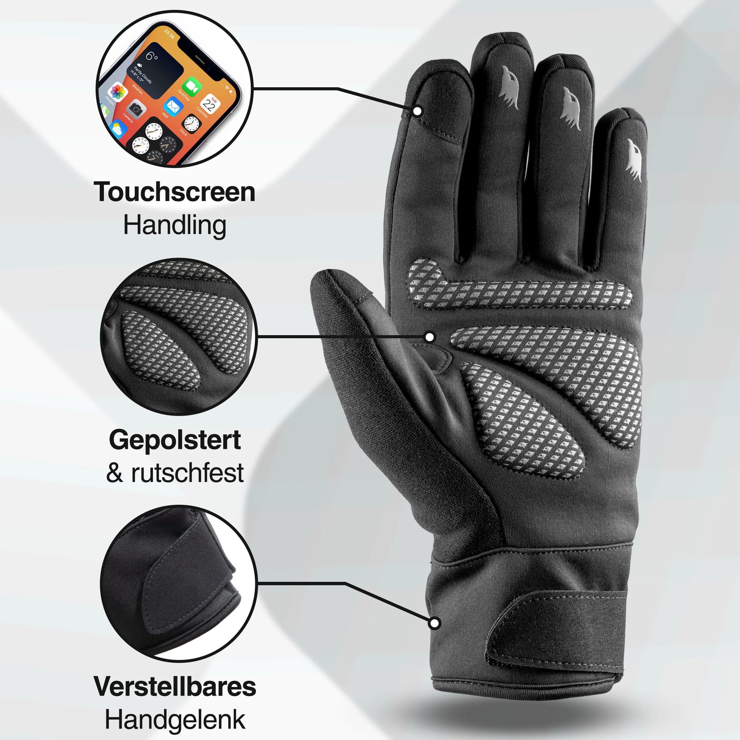 GloRider V2 Flex - Wasserfester Übergangshandschuh mit Grip - Image 5