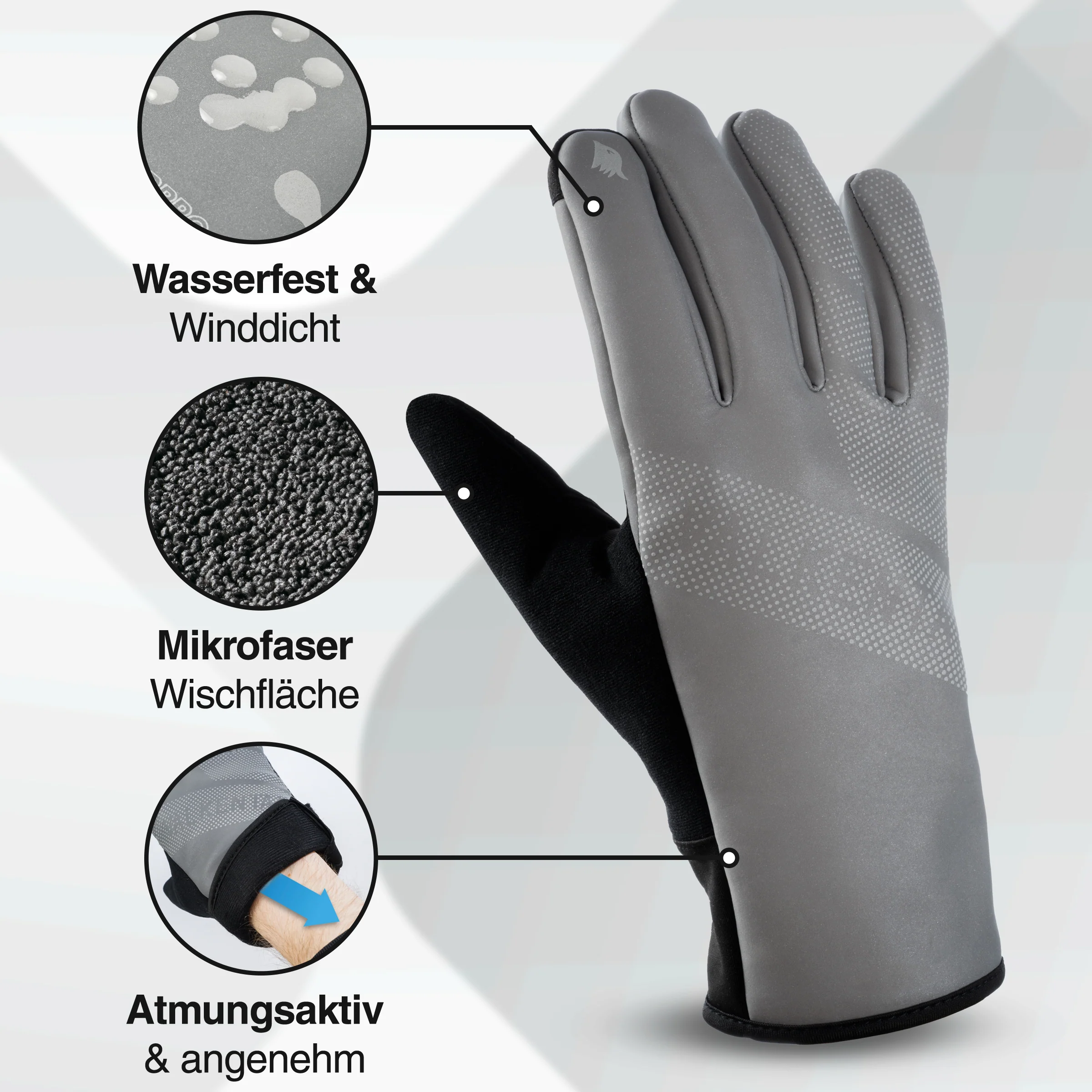 GloRider V2 Flex - Wasserfester Übergangshandschuh mit Grip - Image 9