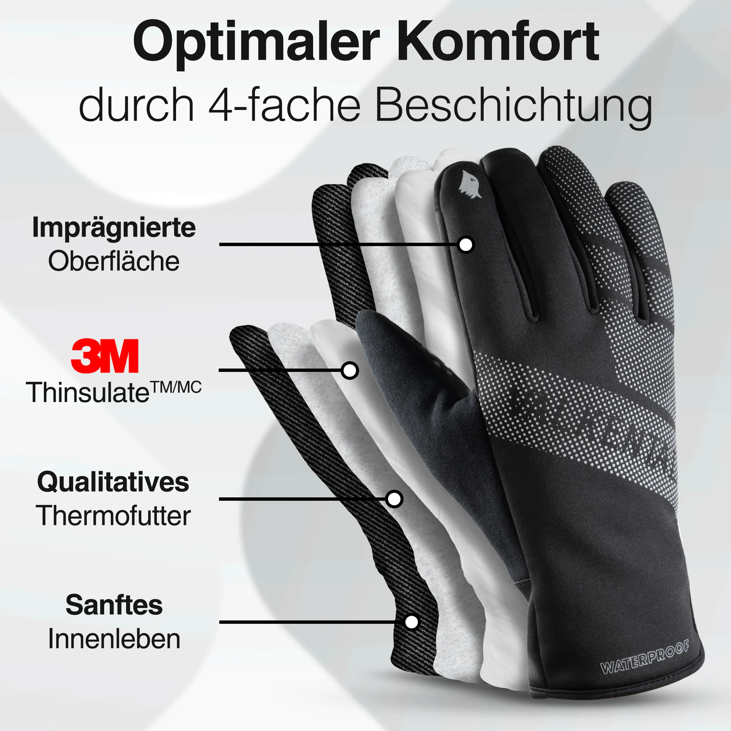 GloRider V2 Ultra - Wasserdichter Winterhandschuh mit 3M Isolation - Image 5