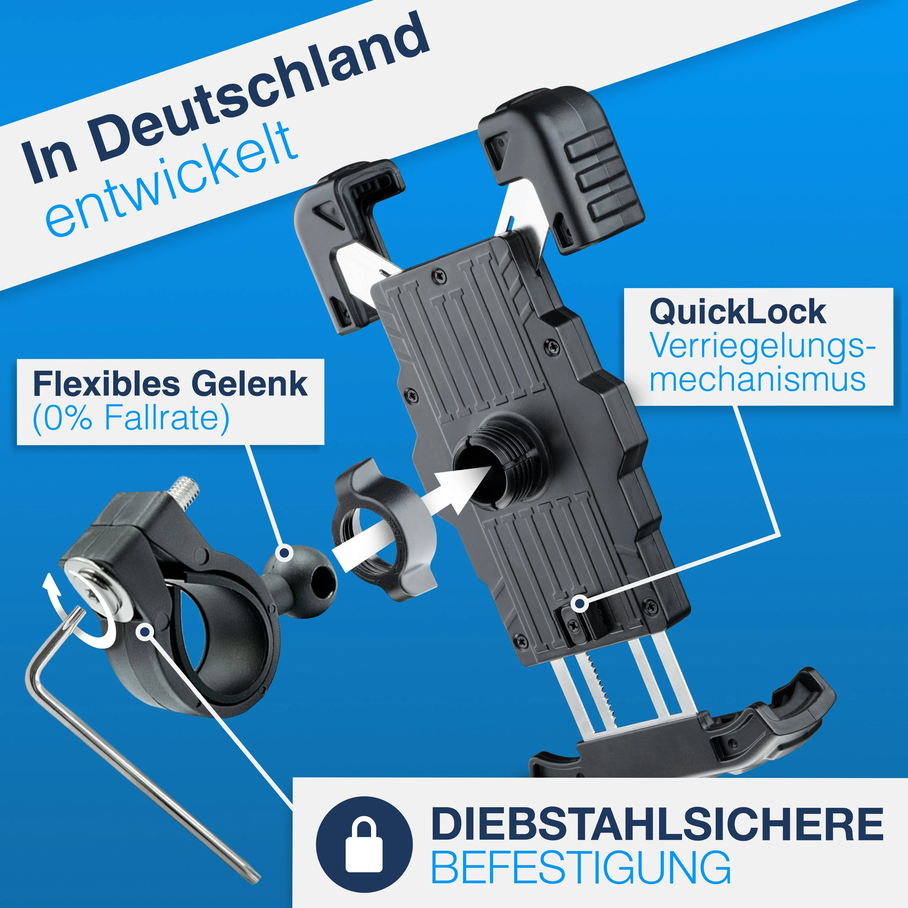 PhoneFix - Fahrrad Handyhalterung zum Befestigen am Lenker | Bundle - Image 10