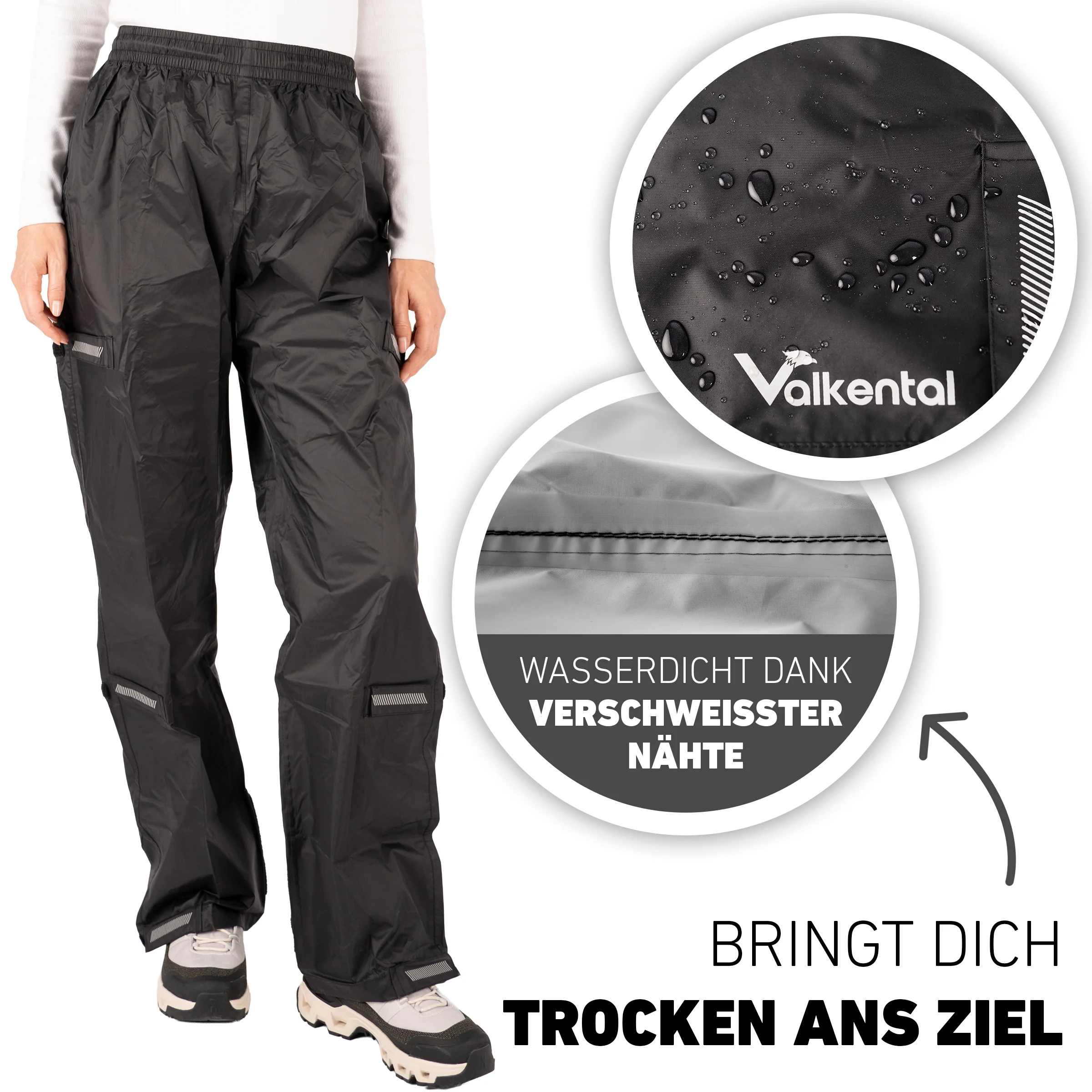 Ultimate Bike Pant - Reflektierende & Wasserdichte Regenhose - Unisex - Image 9