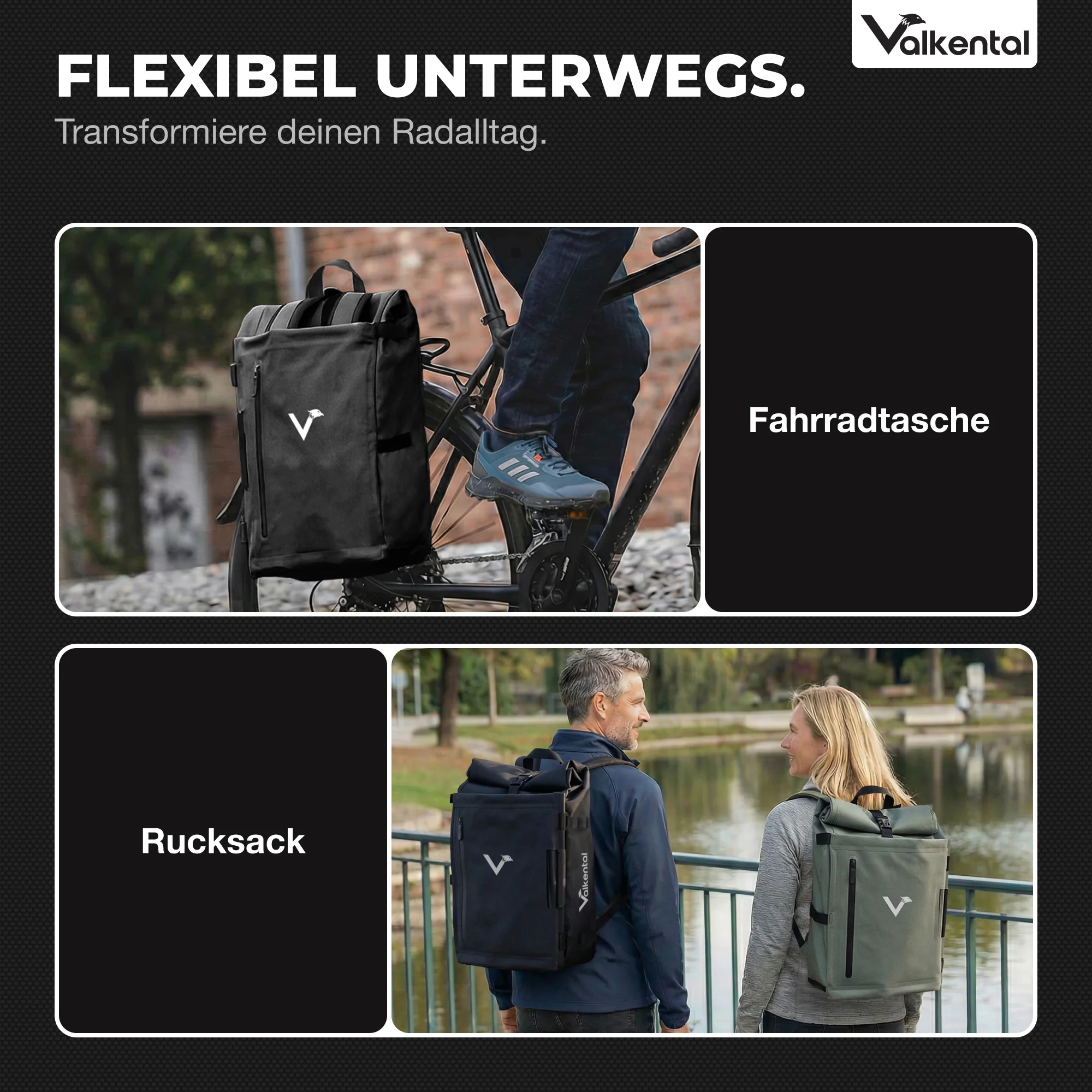 NEU: TrailX - 2in1 Fahrradtasche & Rucksack für jedes Terrain - Image 20
