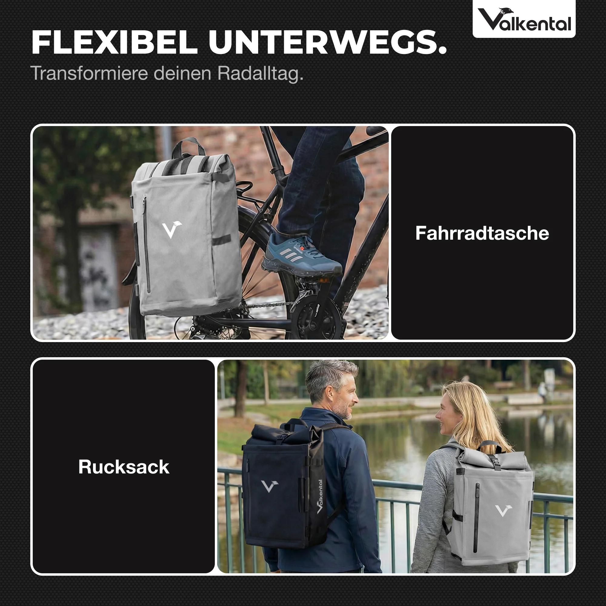NEU: TrailX - 2in1 Fahrradtasche & Rucksack für jedes Terrain - Image 28