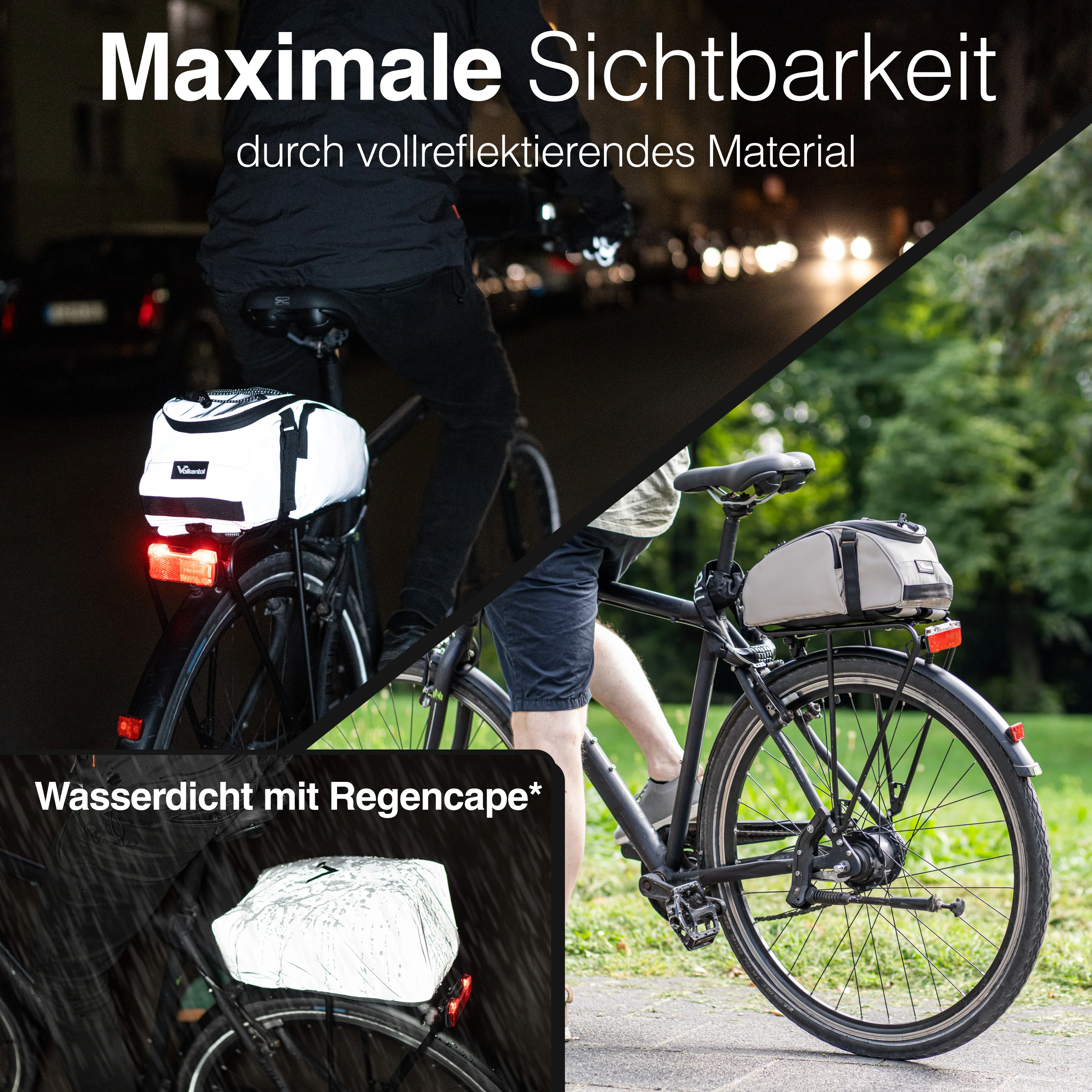 Trunk Bag - Aufliegende 3in1 Gepäckträgertasche mit Rucksackfunktion - Image 17