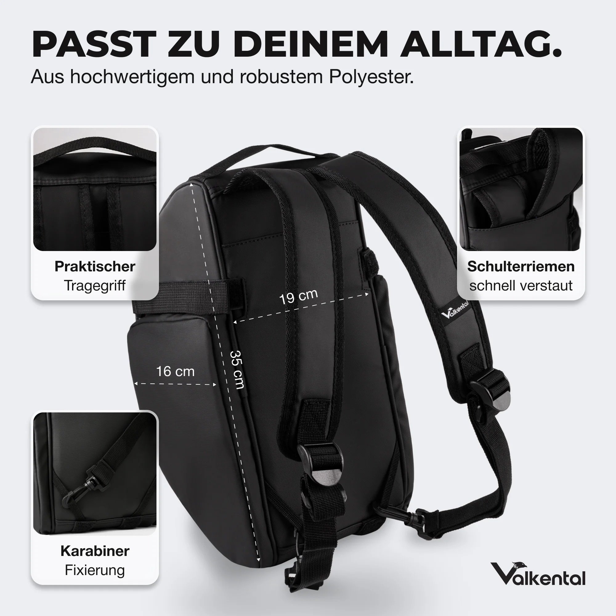 Trunk Bag - Aufliegende 3in1 Gepäckträgertasche mit Rucksackfunktion - Image 23