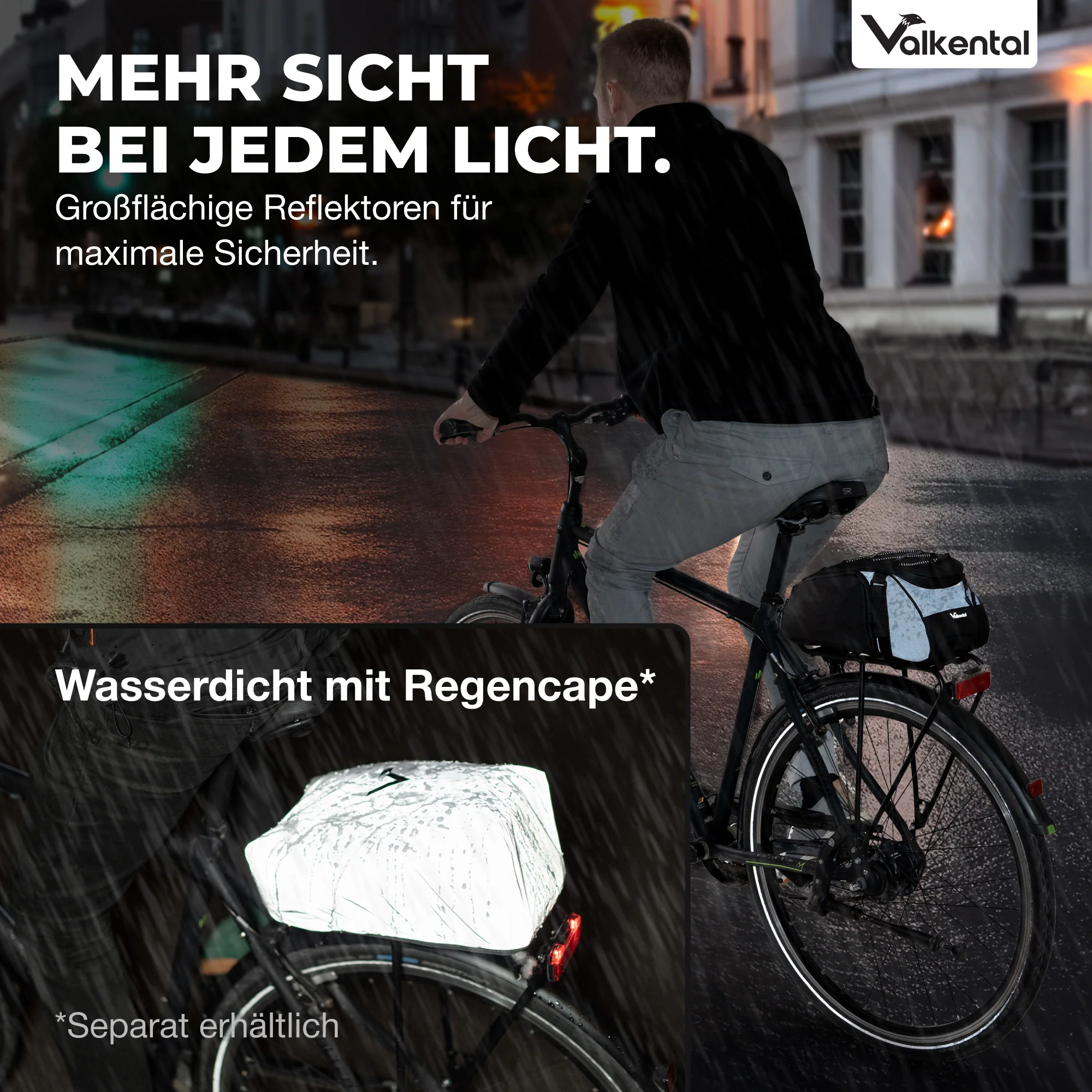 Trunk Bag - Aufliegende 3in1 Gepäckträgertasche mit Rucksackfunktion - Image 26