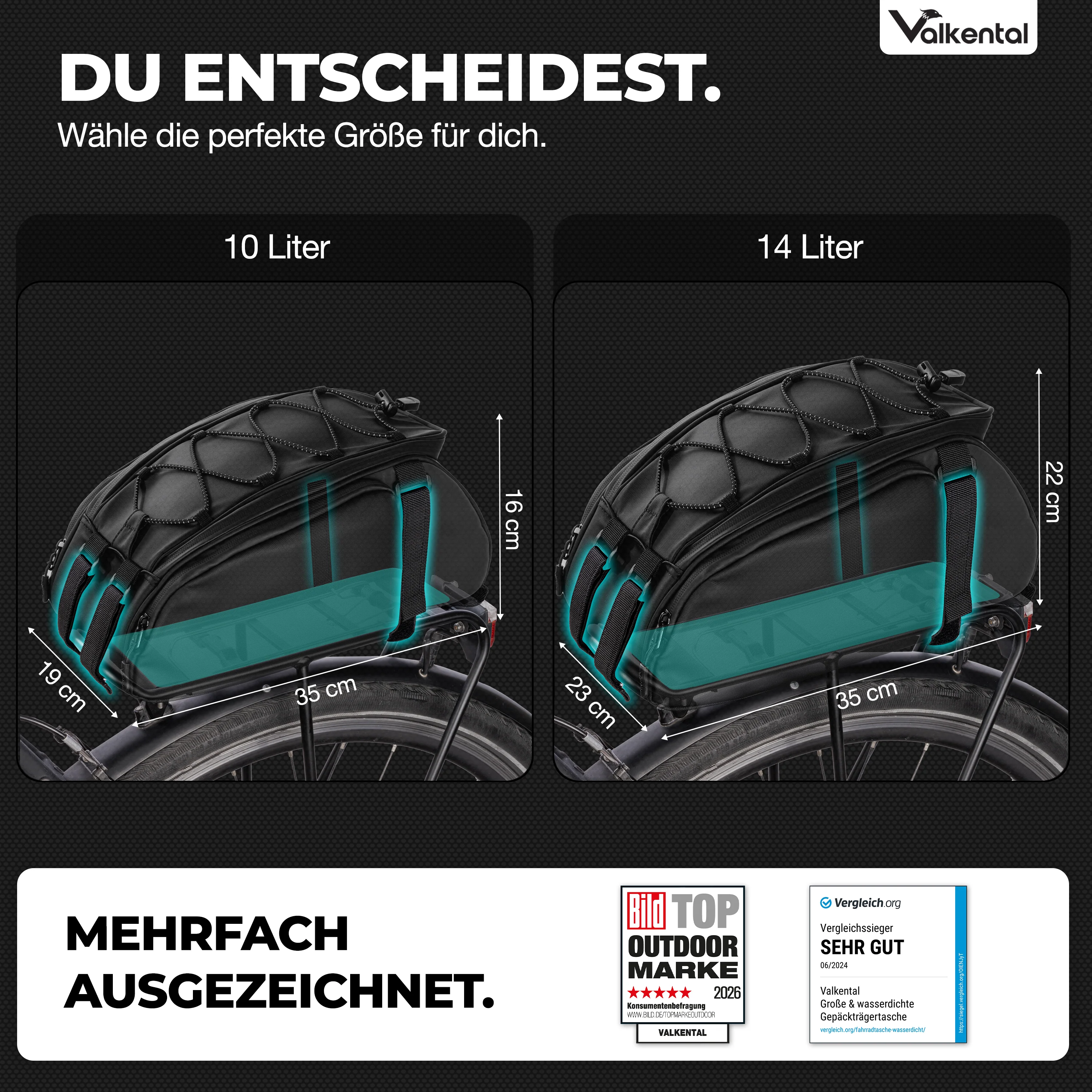 Trunk Bag - Aufliegende 3in1 Gepäckträgertasche mit Rucksackfunktion - Image 58