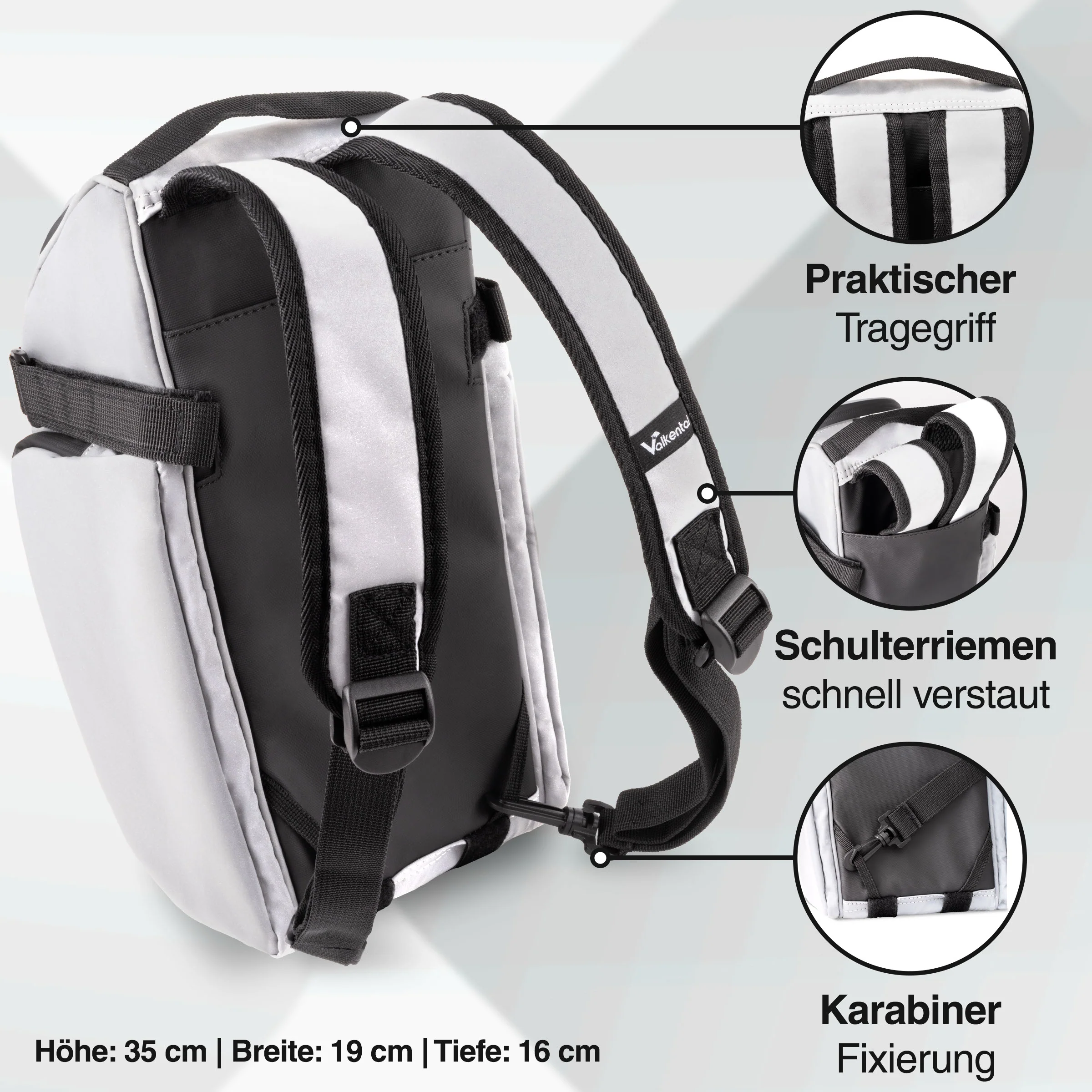 Trunk Bag - Aufliegende Gepäckträgertasche mit Rucksackfunktion - B-Ware - Image 15