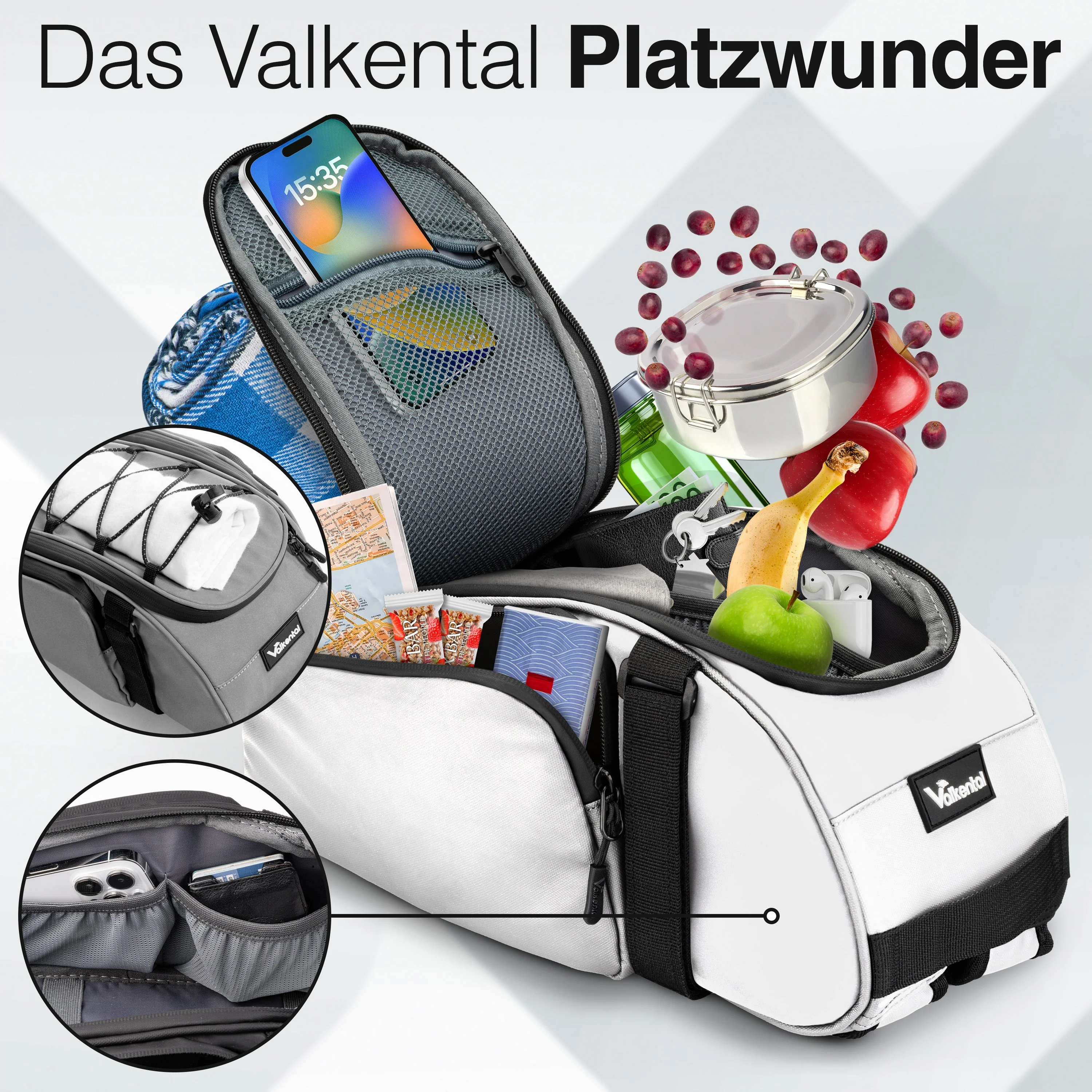 Trunk Bag - Aufliegende Gepäckträgertasche mit Rucksackfunktion | Bundle - Image 8