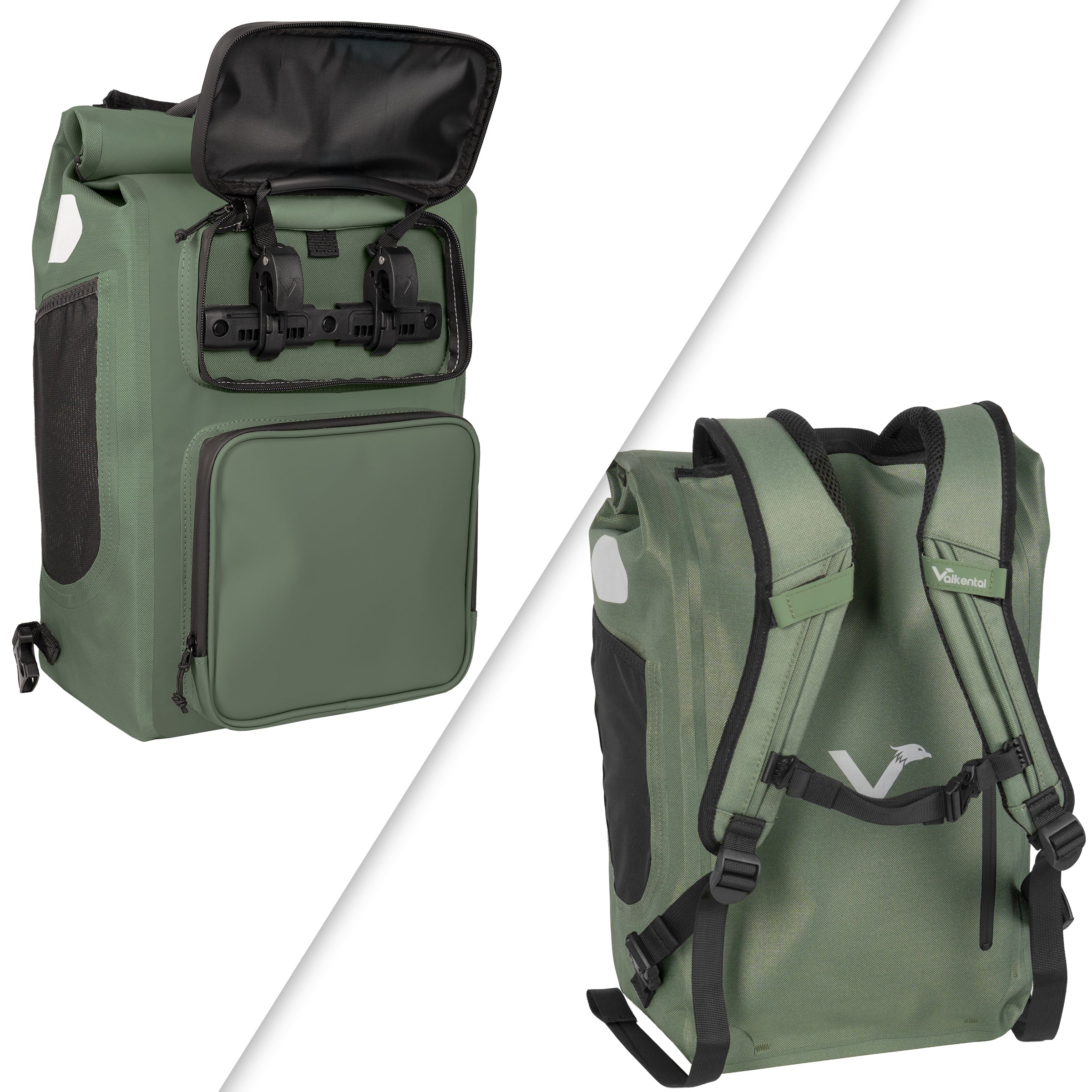 UrbanX 2.0 - 2in1 Fahrradtasche & Rucksack für die Stadt - Image 24