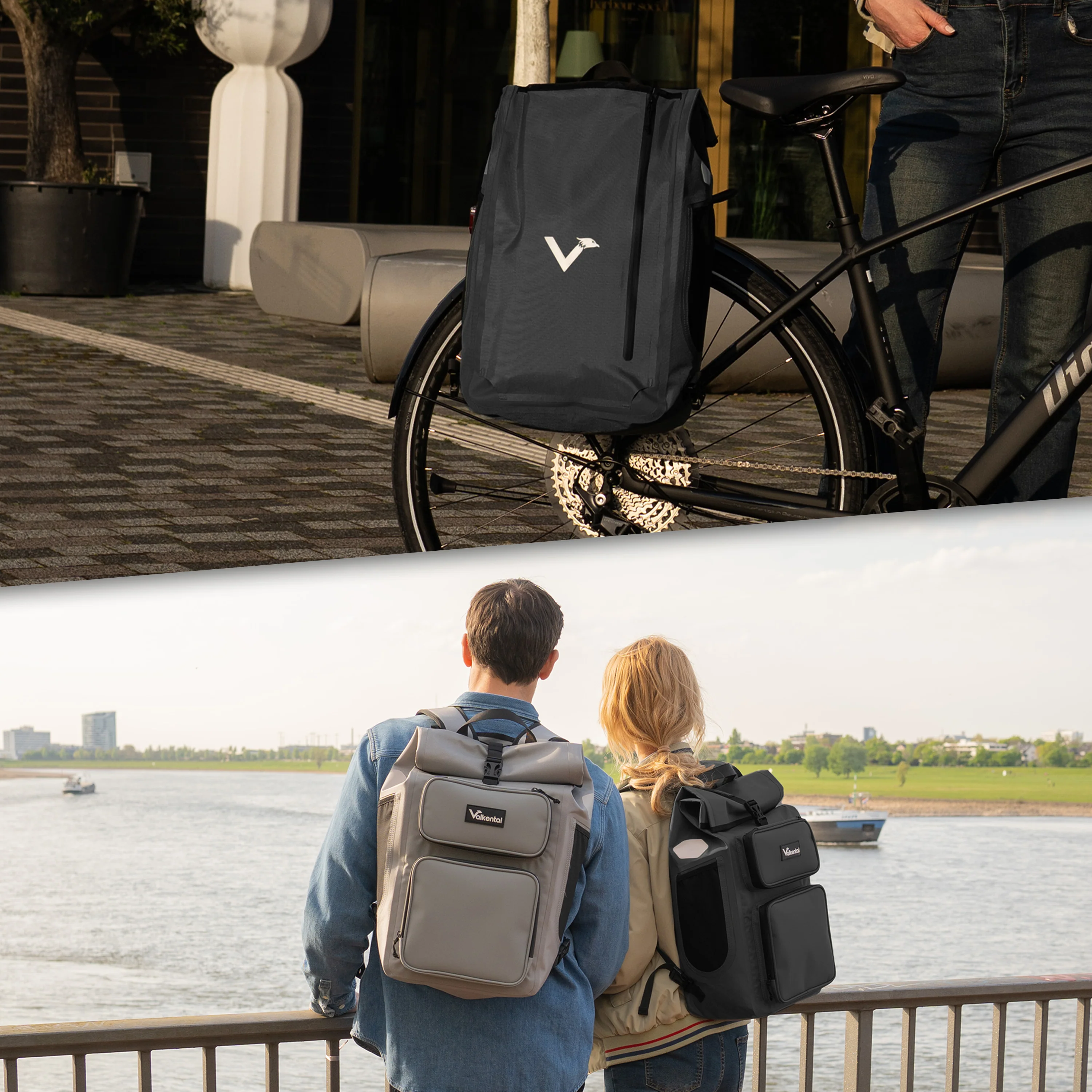 UrbanX 2.0 - 2in1 Fahrradtasche & Rucksack für die Stadt - Image 43