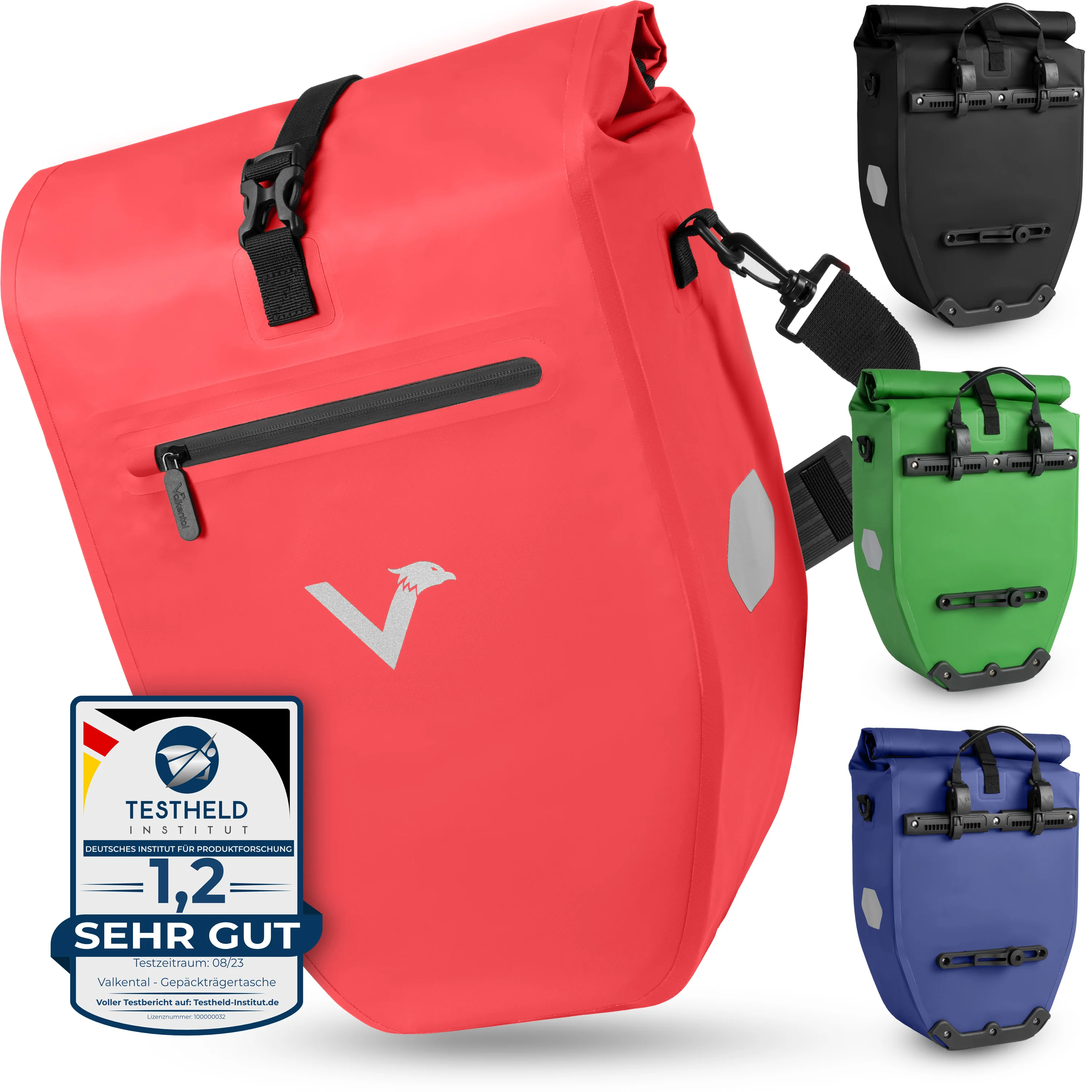 ValkBasic - große & wasserdichte Gepäckträgertasche - B-Ware - Image 13