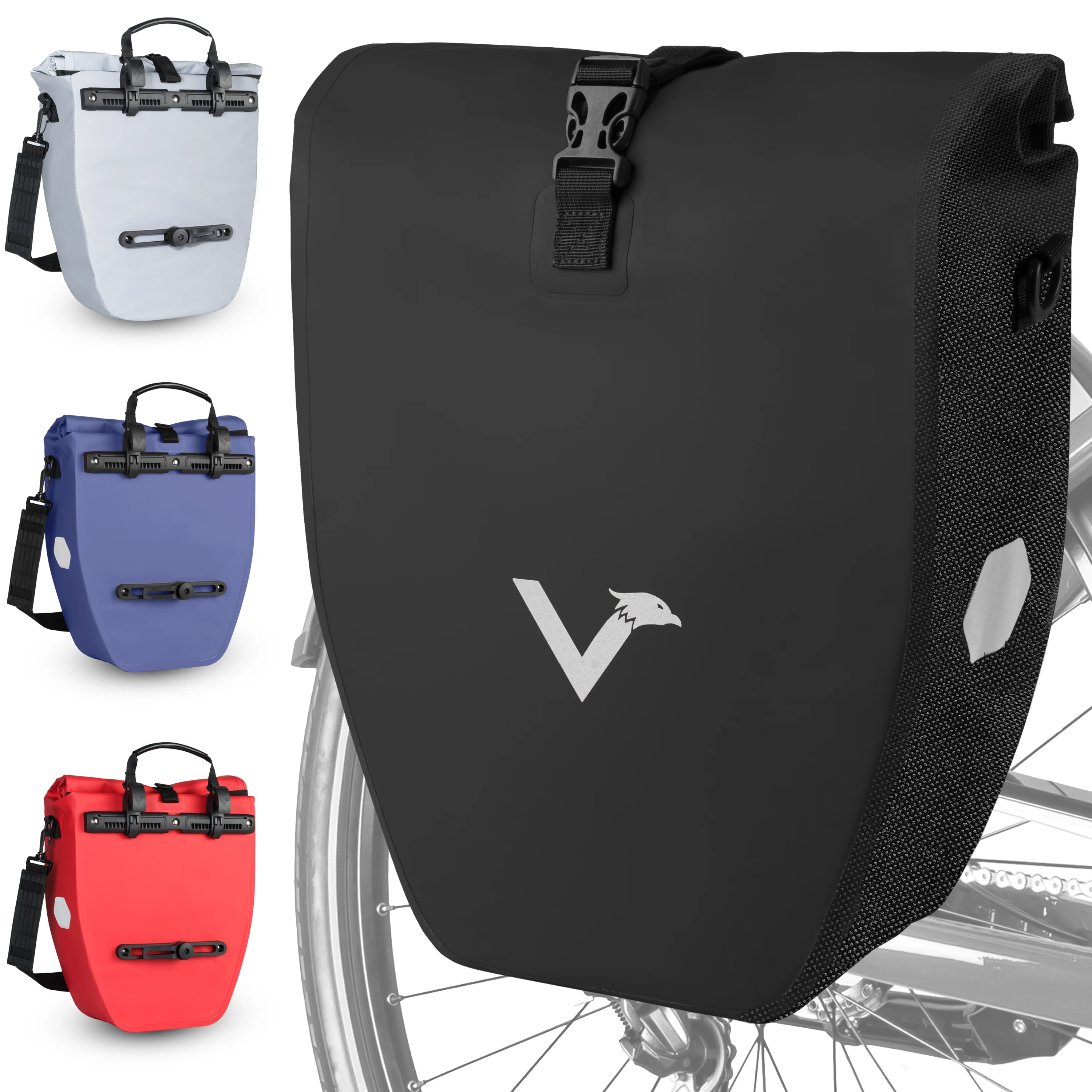 ValkBasic - große & wasserdichte Gepäckträgertasche - B-Ware - Image 6