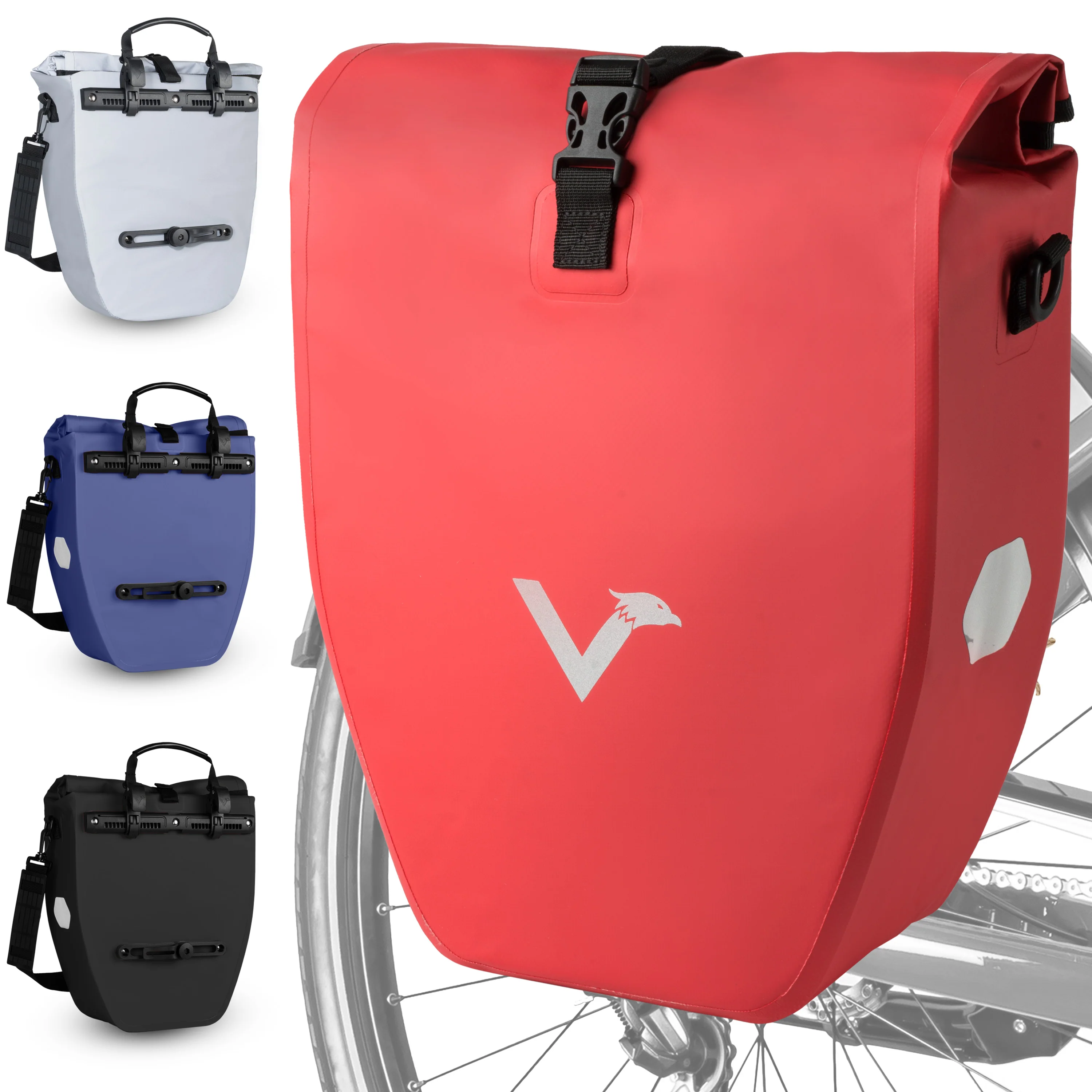 ValkBasic - große & wasserdichte Gepäckträgertasche - B-Ware - Image 9