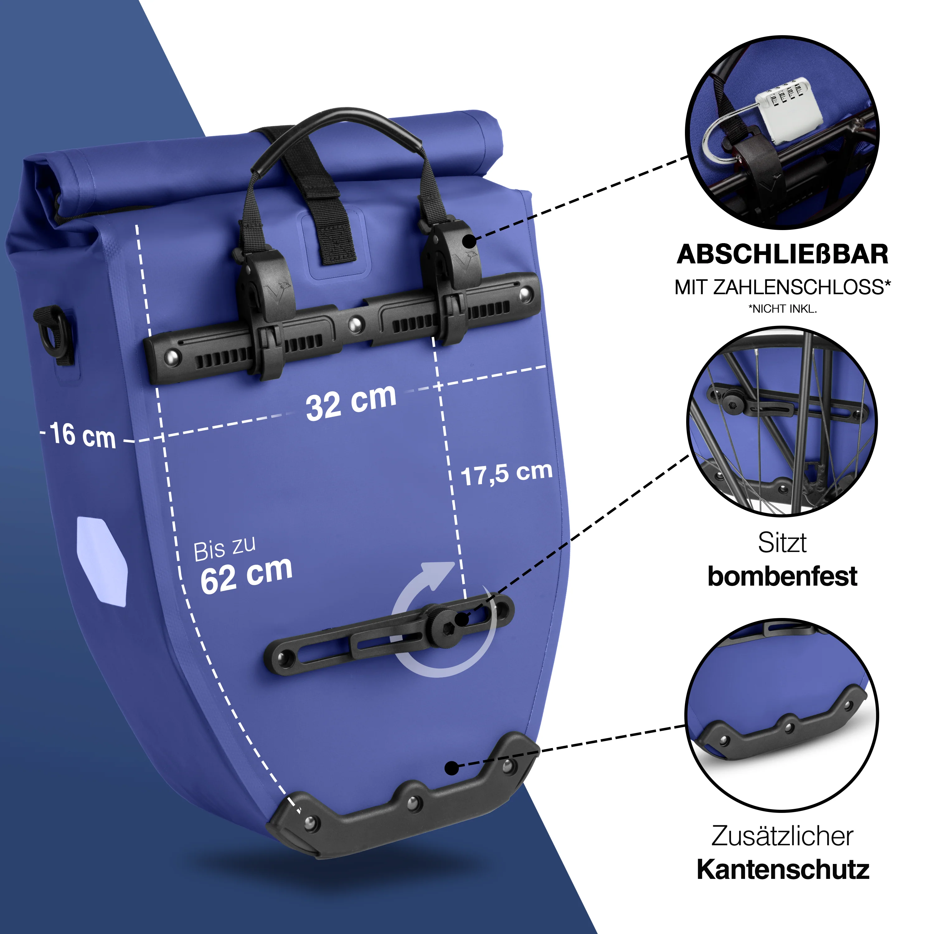 ValkBasic - große & wasserdichte Gepäckträgertasche | Bundle - Image 14