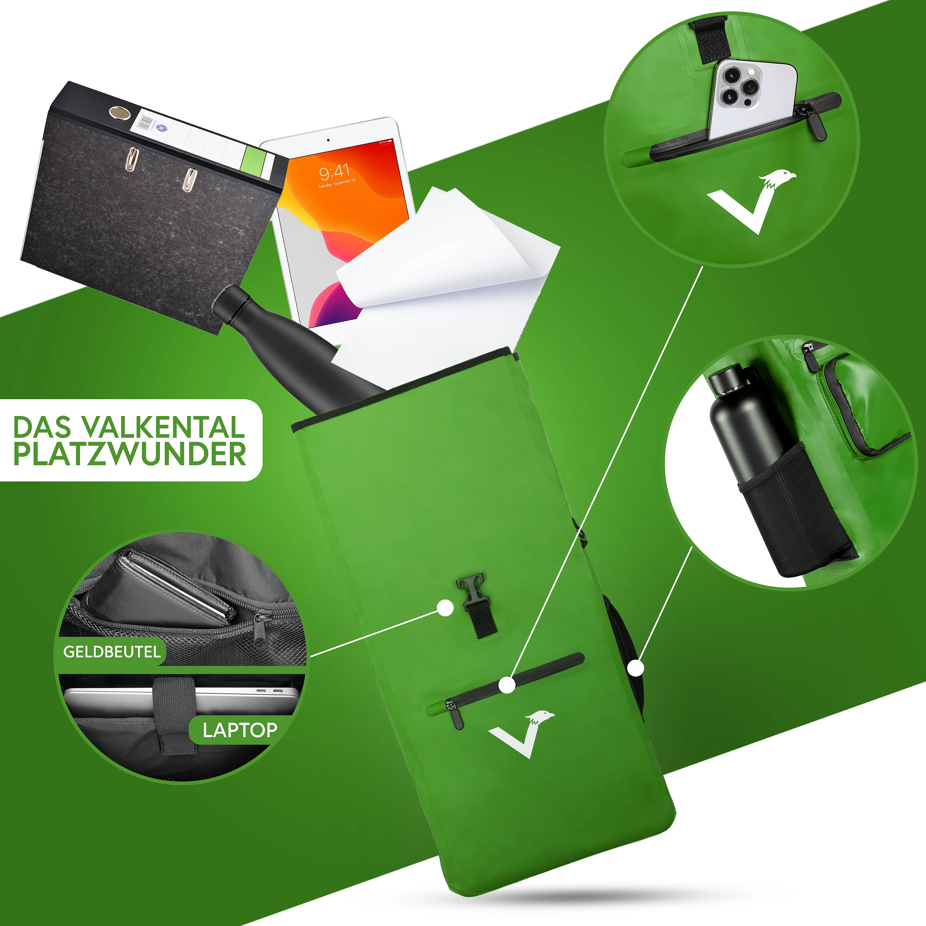 ValkOne 3in1 Fahrradtasche - perfekt für deinen Alltag! - Image 11