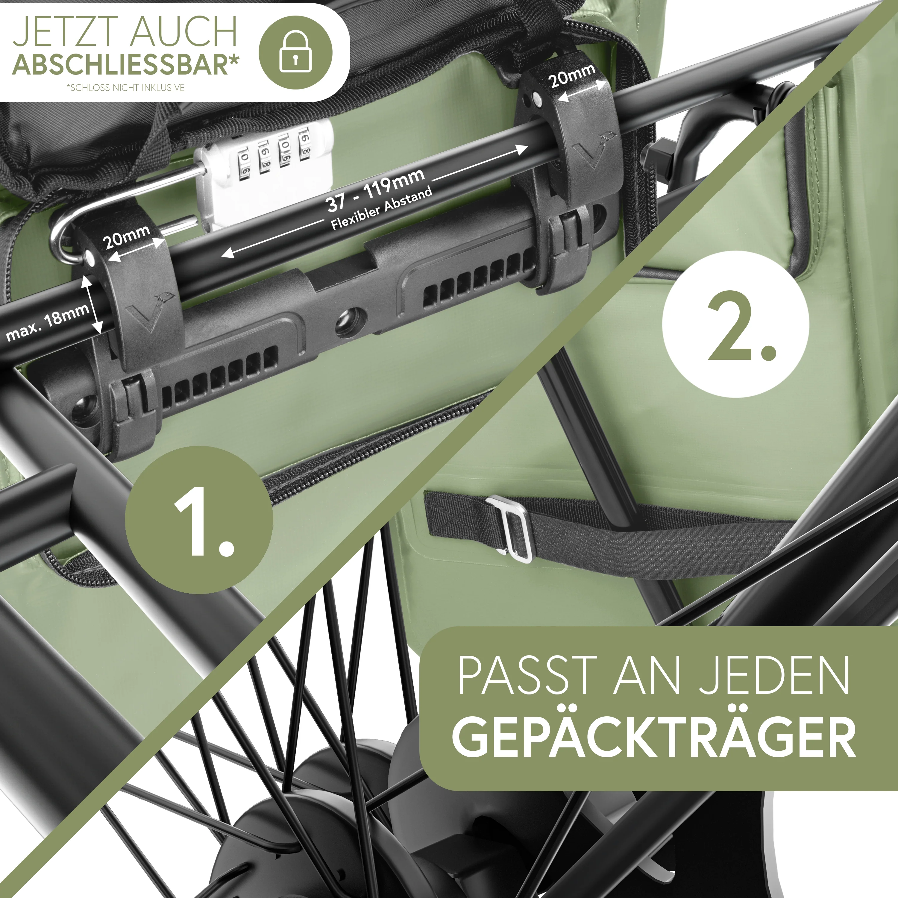 ValkOne 3in1 Fahrradtasche - perfekt für deinen Alltag! - Image 47
