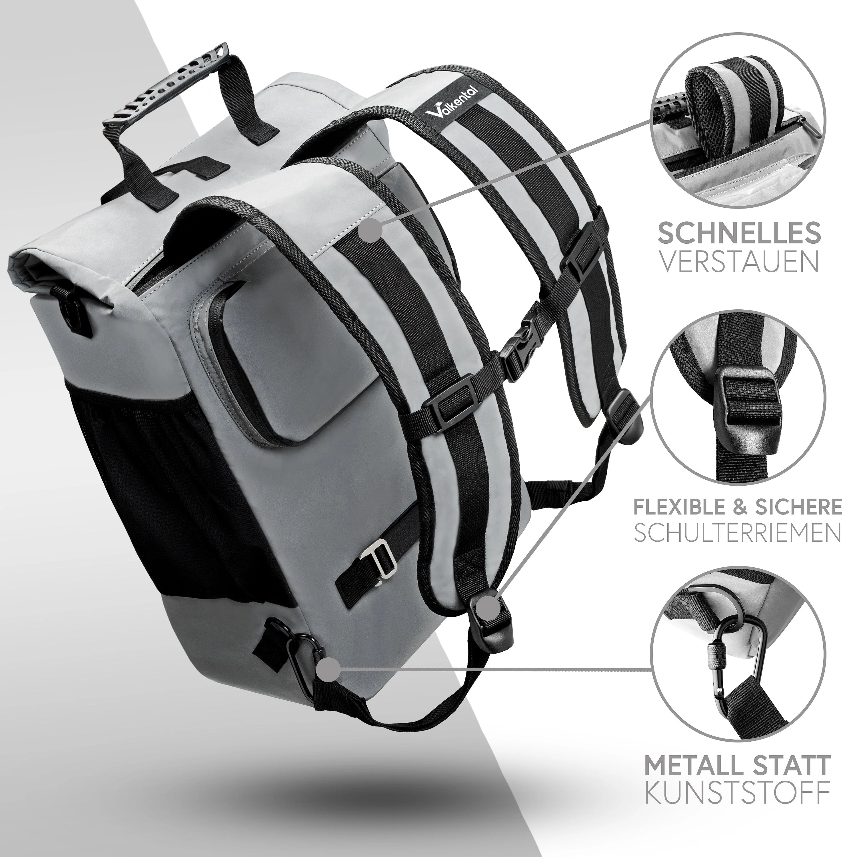 ValkOne 3in1 Fahrradtasche - perfekt für deinen Alltag! - B-WARE - Image 21