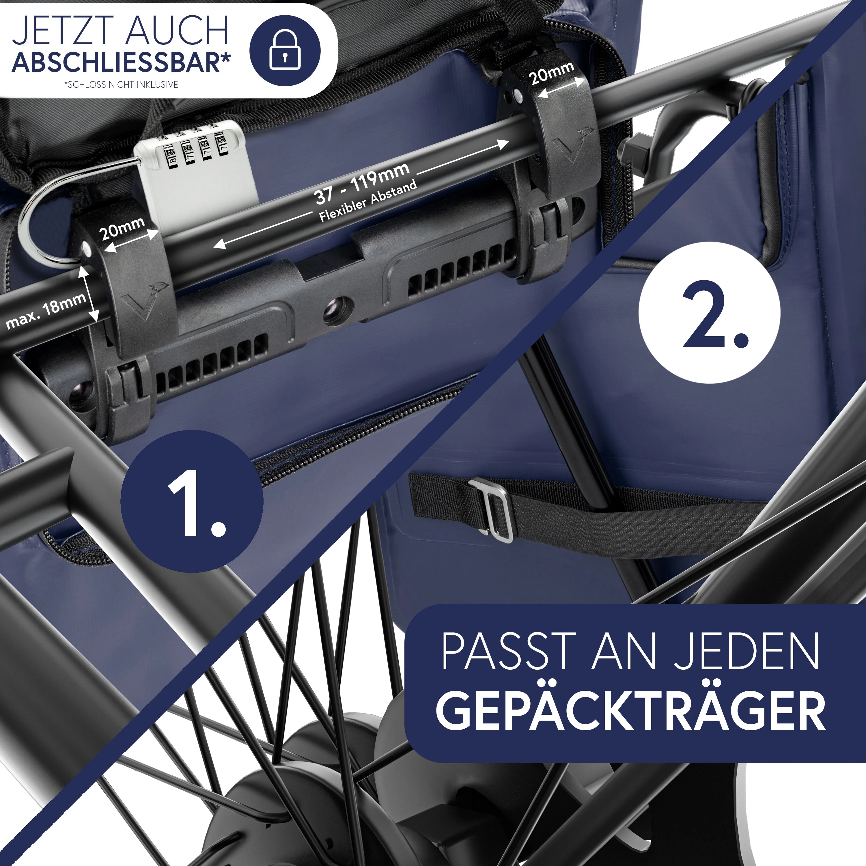 ValkOne 3in1 Fahrradtasche - perfekt für deinen Alltag! | Bundle - Image 28