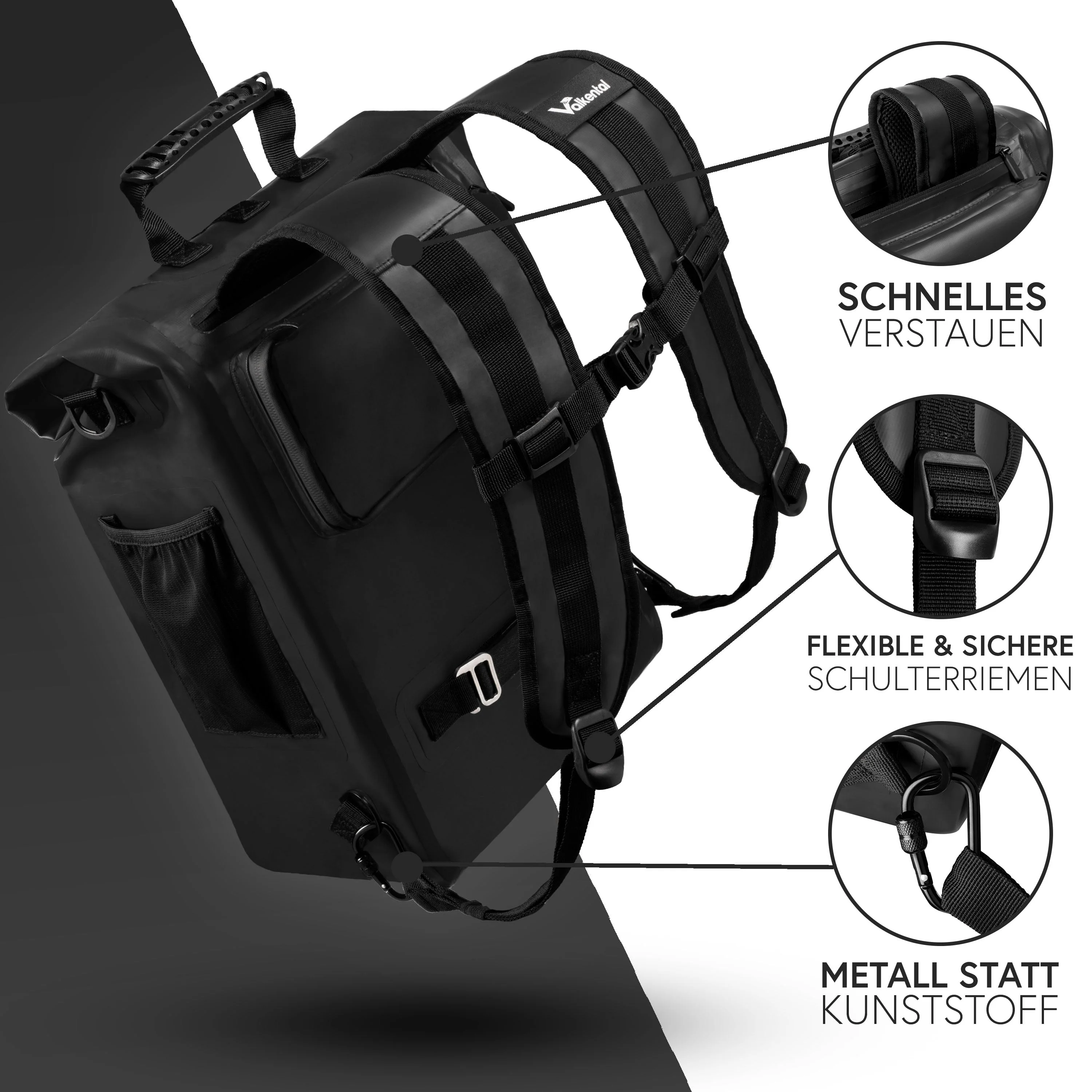 ValkOne 3in1 Fahrradtasche - perfekt für deinen Alltag! | Bundle - Image 3
