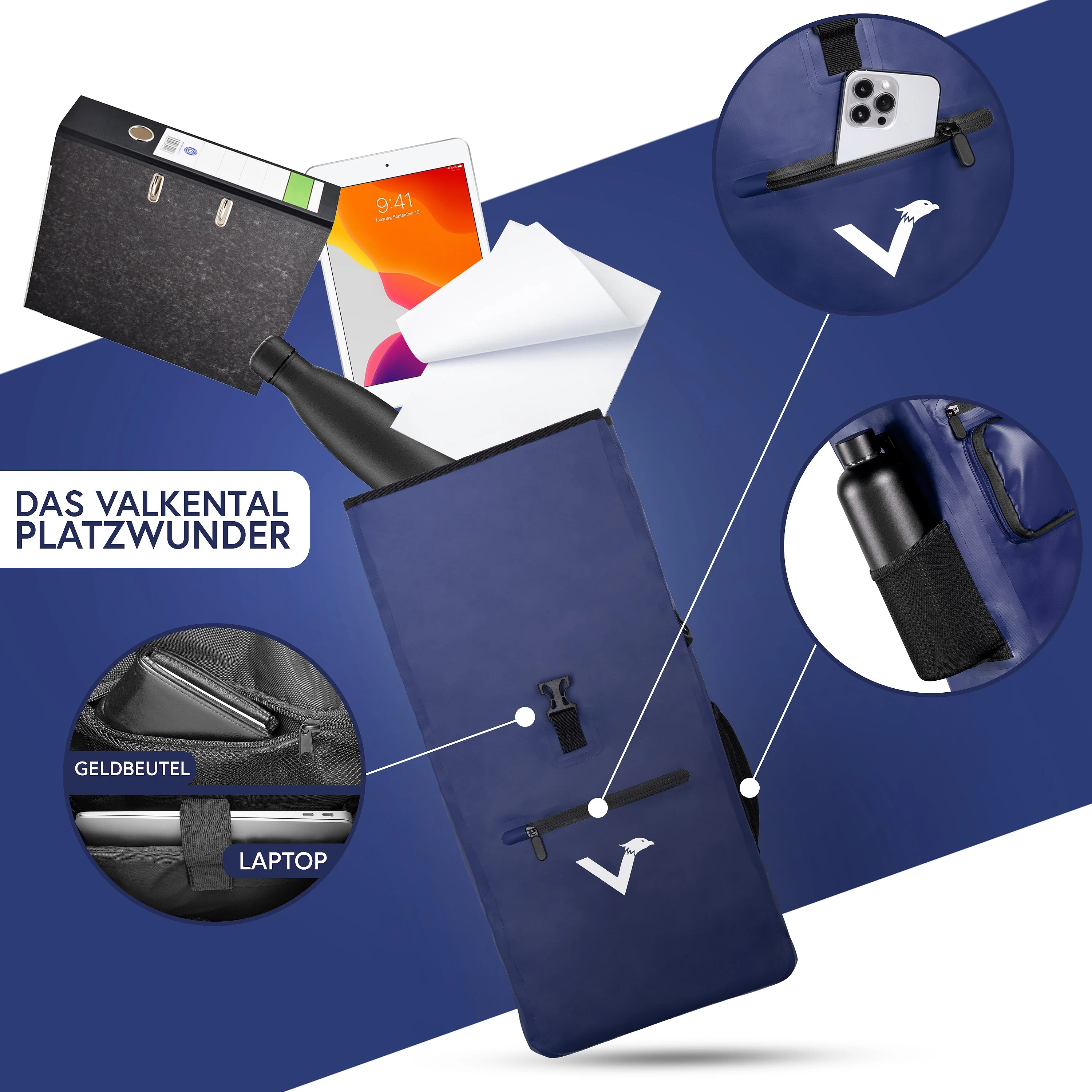 ValkOne 3in1 Fahrradtasche - perfekt für deinen Alltag! | Bundle - Image 32