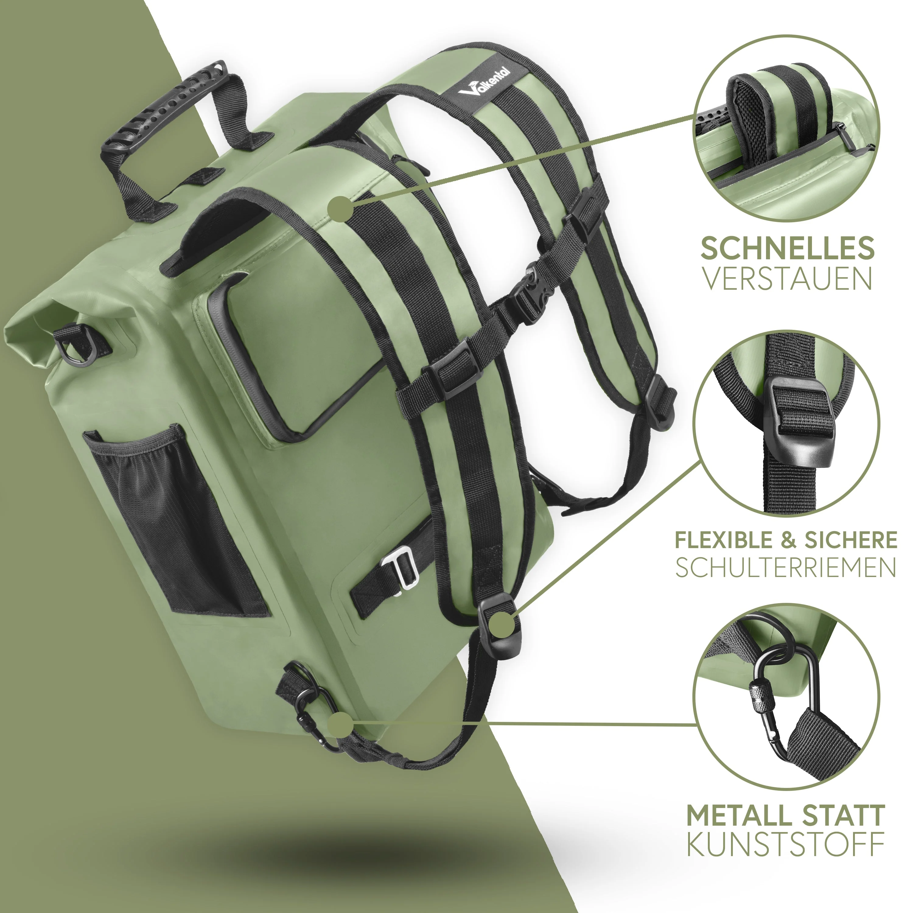 ValkOne 3in1 Fahrradtasche - perfekt für deinen Alltag! | Bundle - Image 46