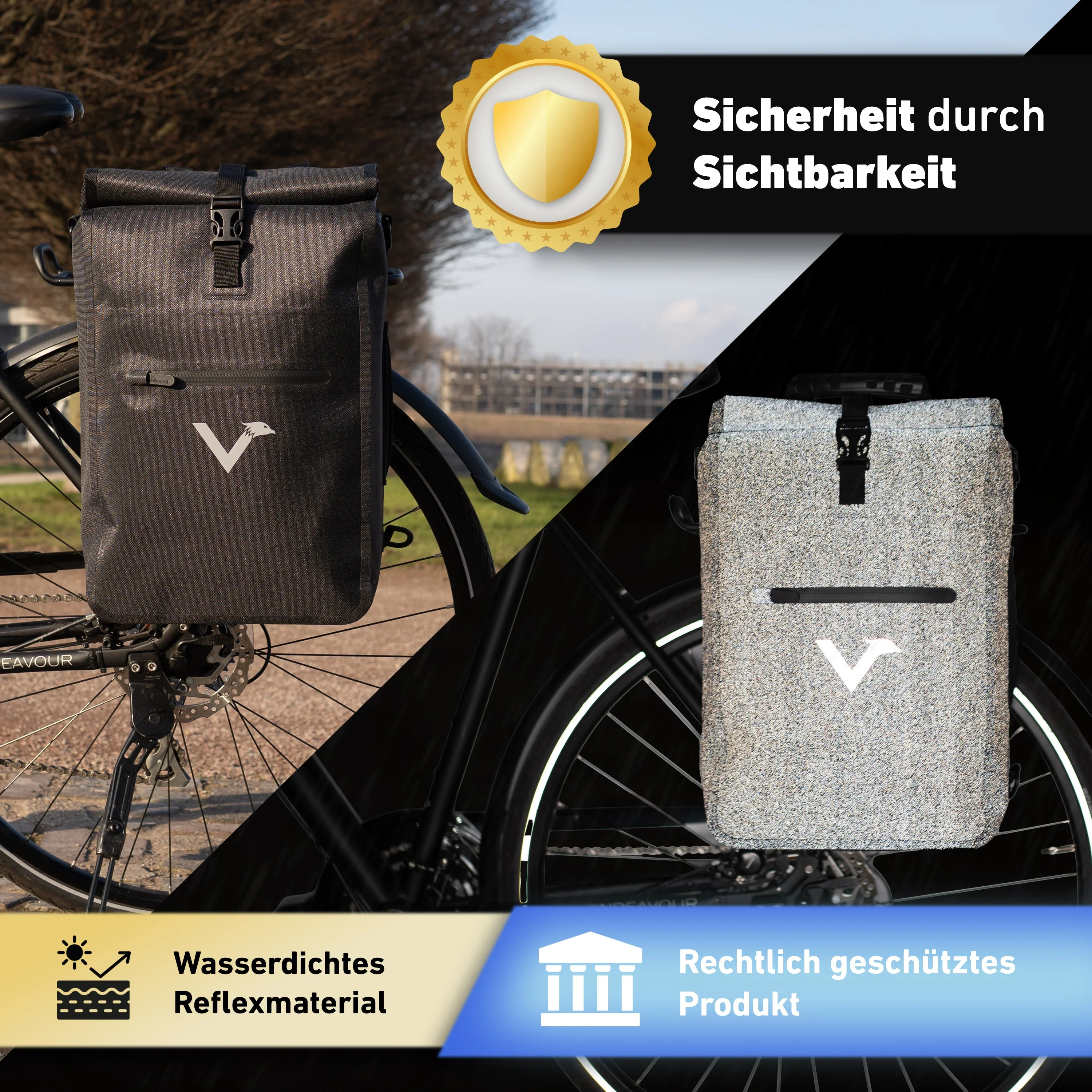 ValkOne 3in1 Fahrradtasche - perfekt für deinen Alltag! | Bundle - Image 52