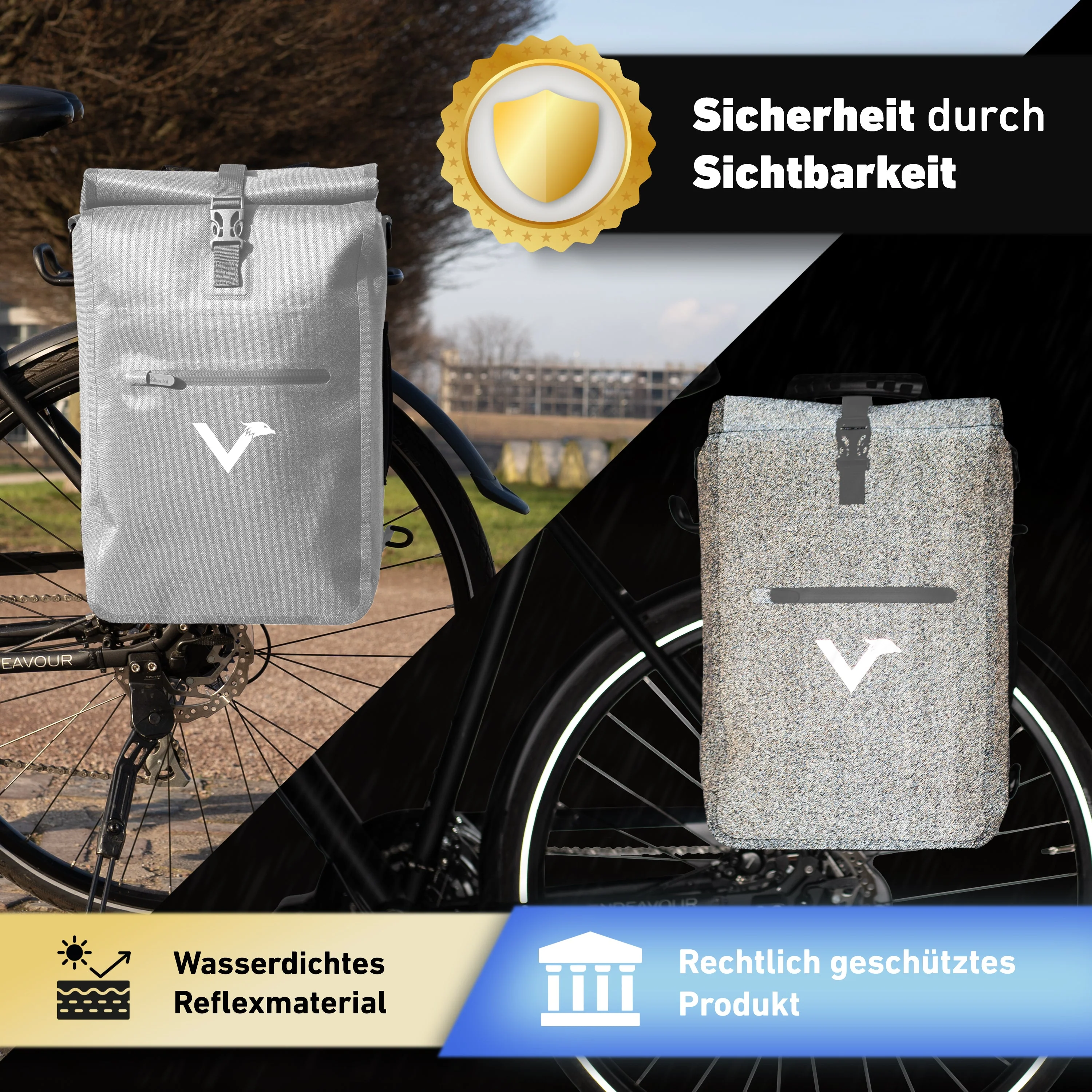 ValkOne 3in1 Fahrradtasche - perfekt für deinen Alltag! | Bundle - Image 59