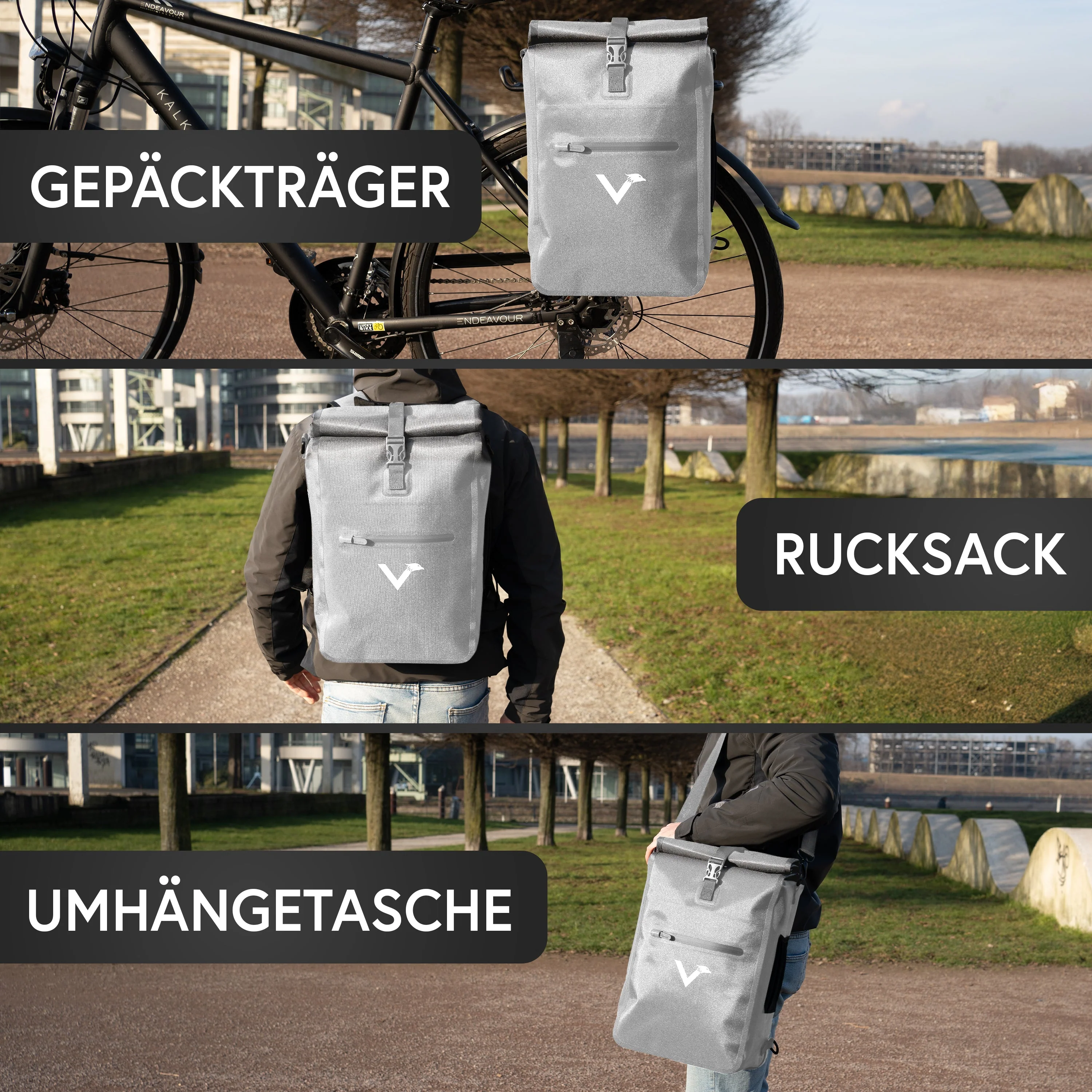 ValkOne 3in1 Fahrradtasche - perfekt für deinen Alltag! | Bundle - Image 61