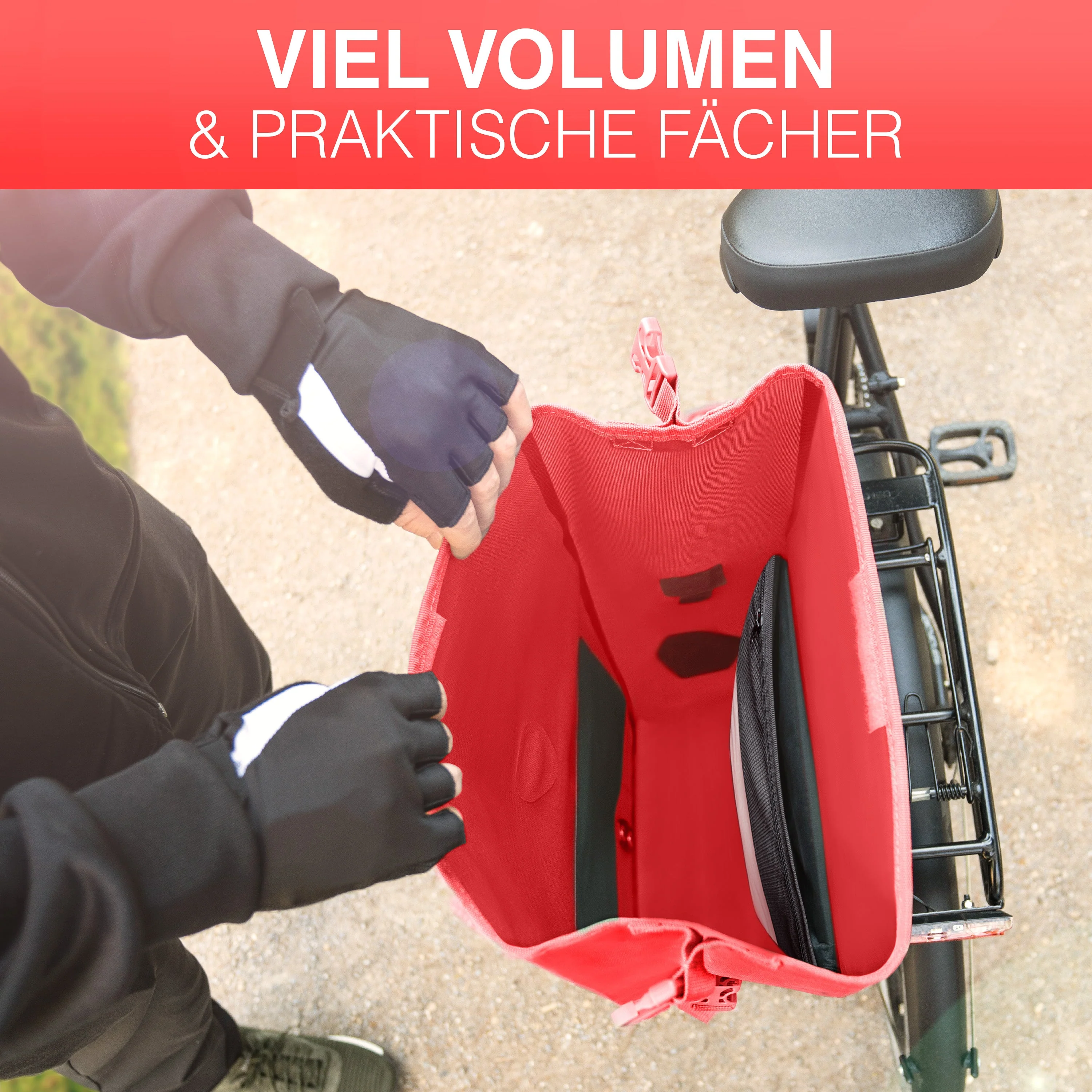 ValkOcean - Praktische & schicke 2in1 Gepäckträgertasche | Bundle - Image 10