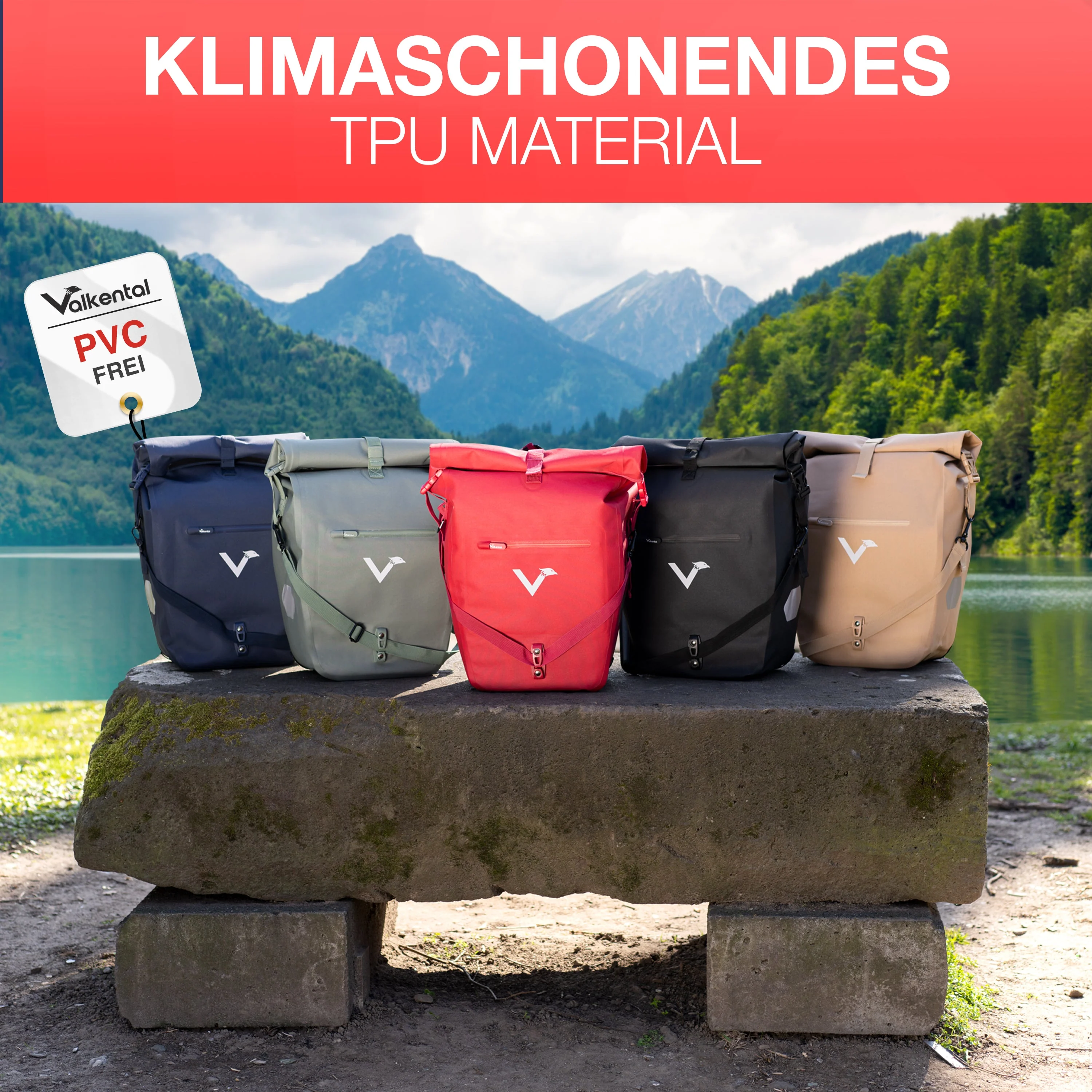 ValkOcean - Praktische & schicke 2in1 Gepäckträgertasche | Bundle - Image 12