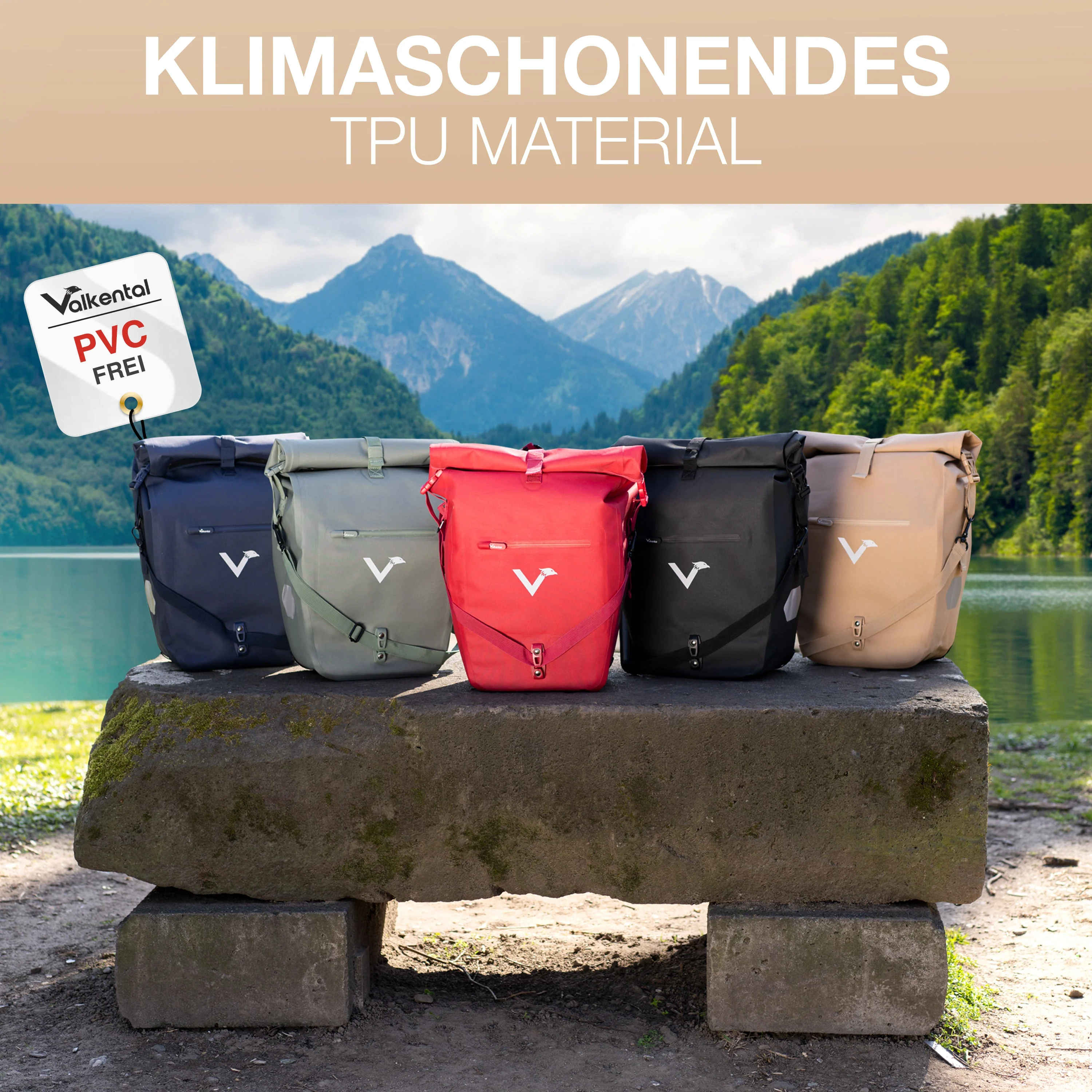 ValkOcean - Praktische & schicke 2in1 Gepäckträgertasche | Bundle - Image 18