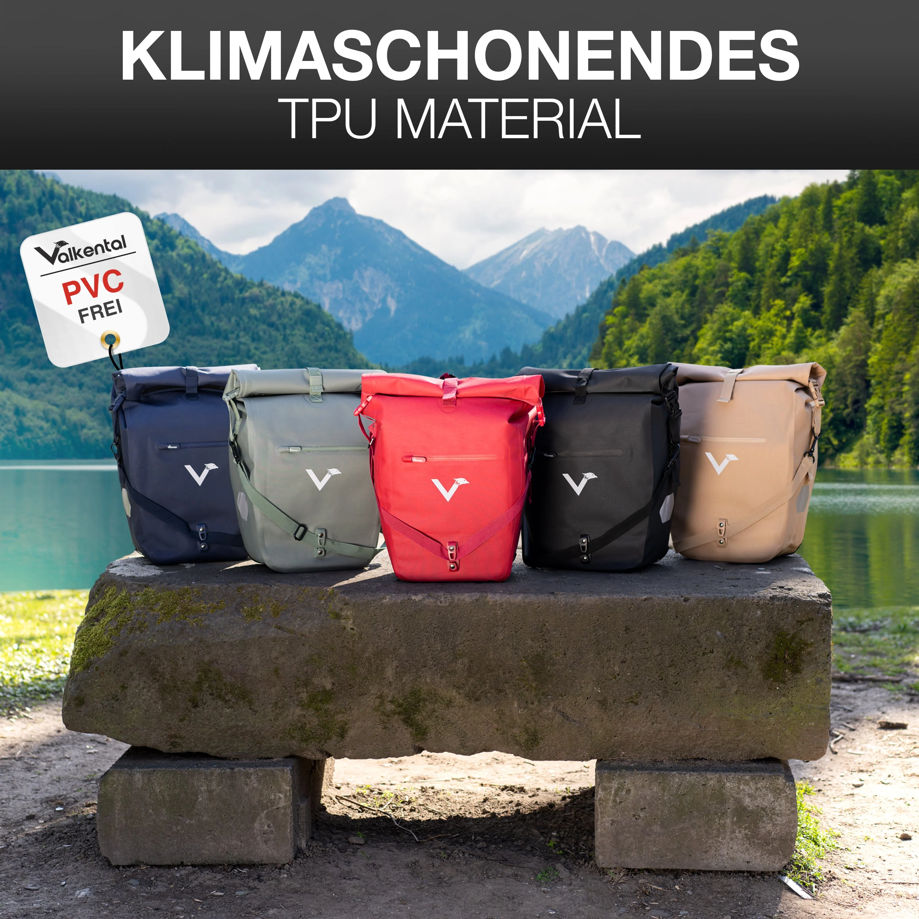 ValkOcean - Praktische & schicke 2in1 Gepäckträgertasche | Bundle - Image 24
