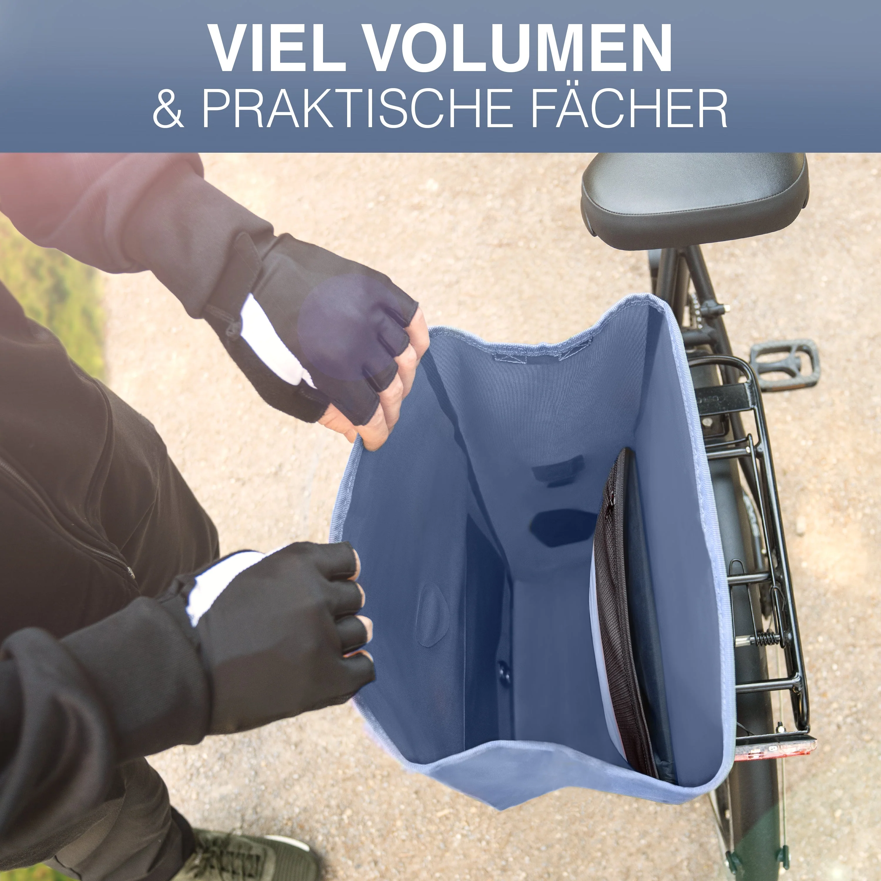 ValkOcean - Praktische & schicke 2in1 Gepäckträgertasche | Bundle - Image 28