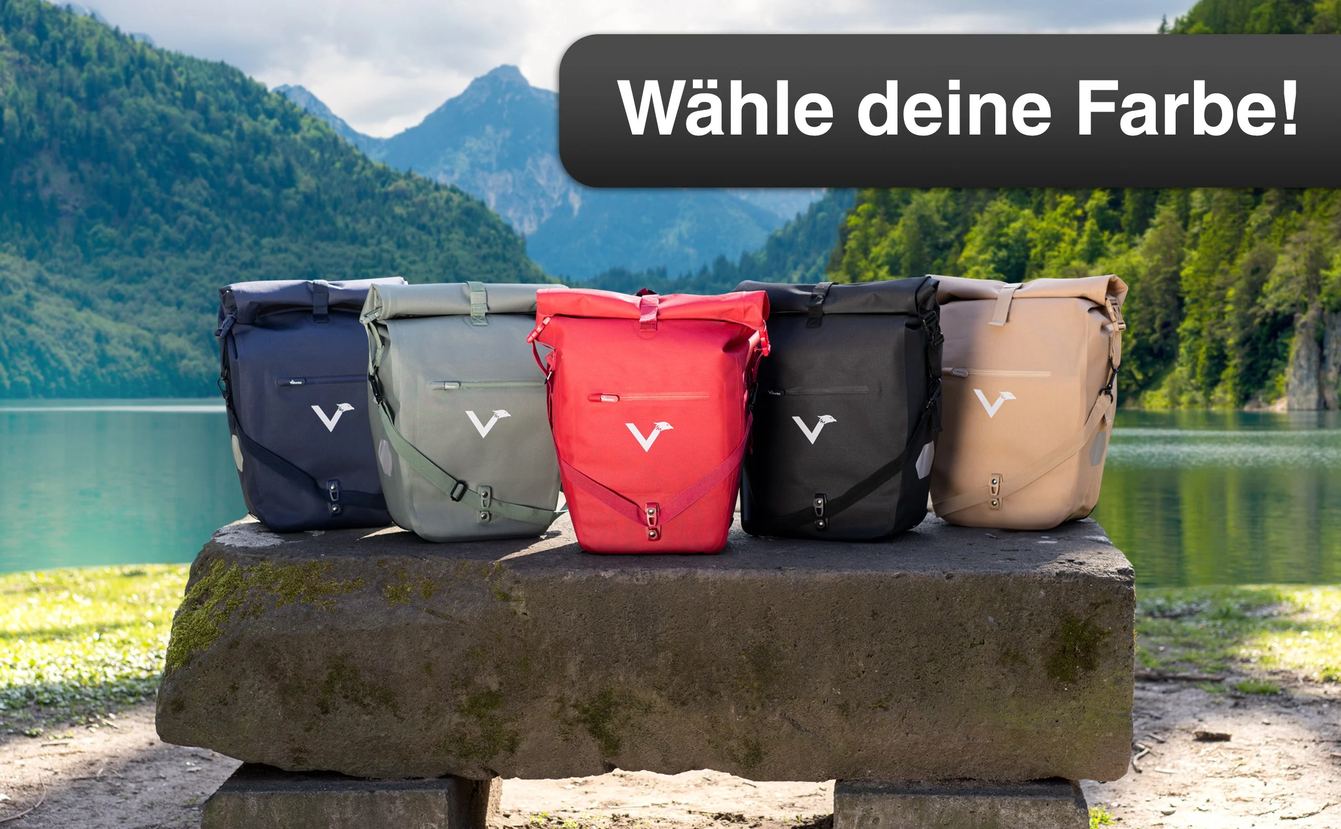 ValkOcean - Praktische & schicke 2in1 Gepäckträgertasche | Bundle - Image 31