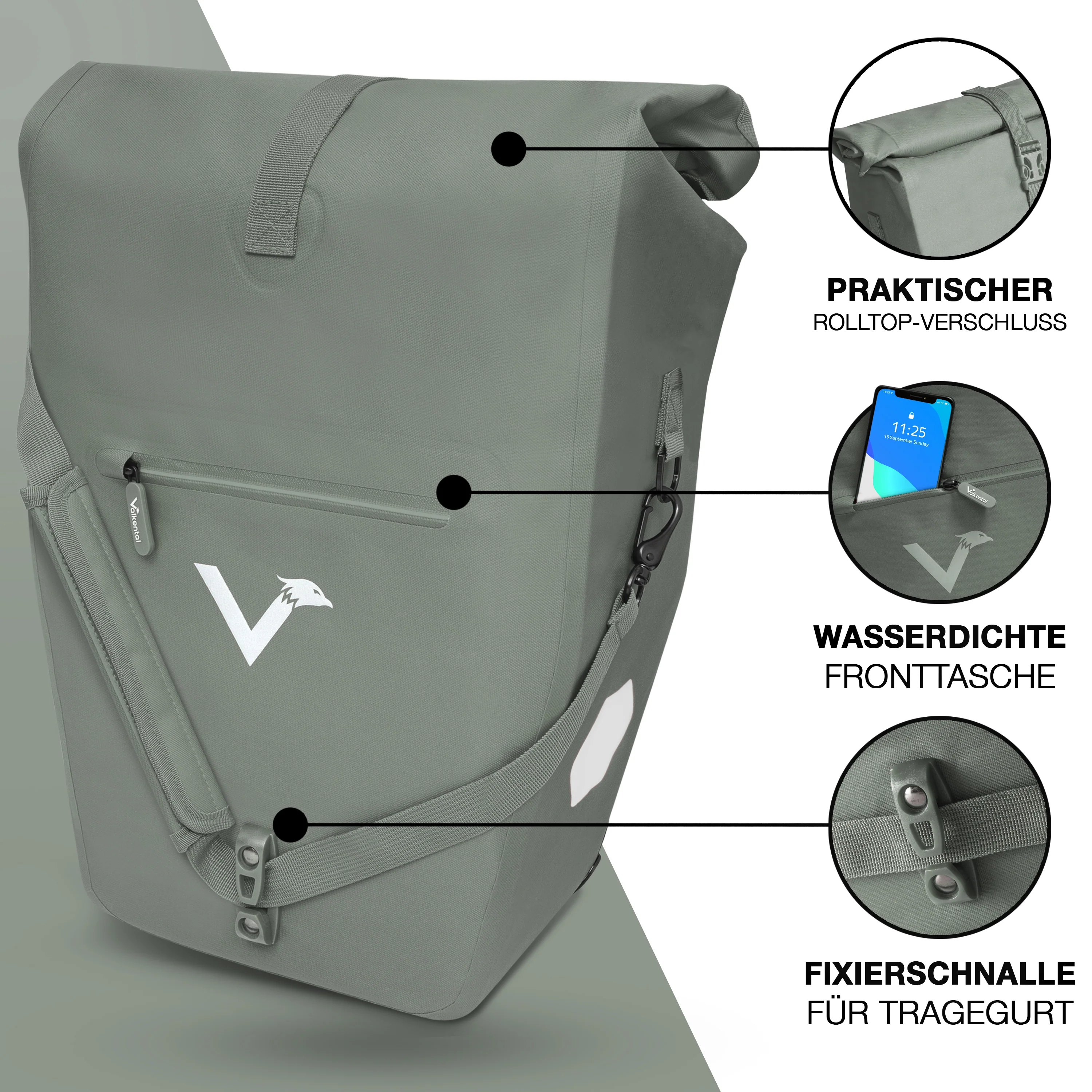 ValkOcean Gepäckträgertasche aus TPU Material - B-Ware - Image 21