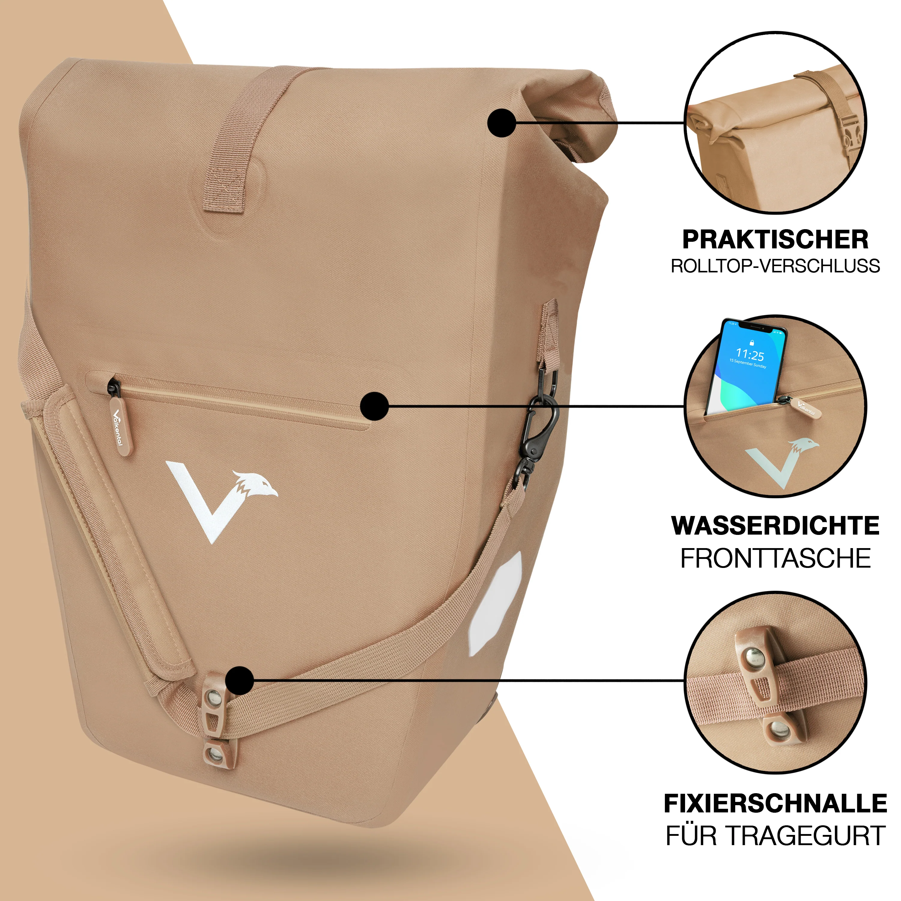 ValkOcean Gepäckträgertasche aus TPU Material - B-Ware - Image 27