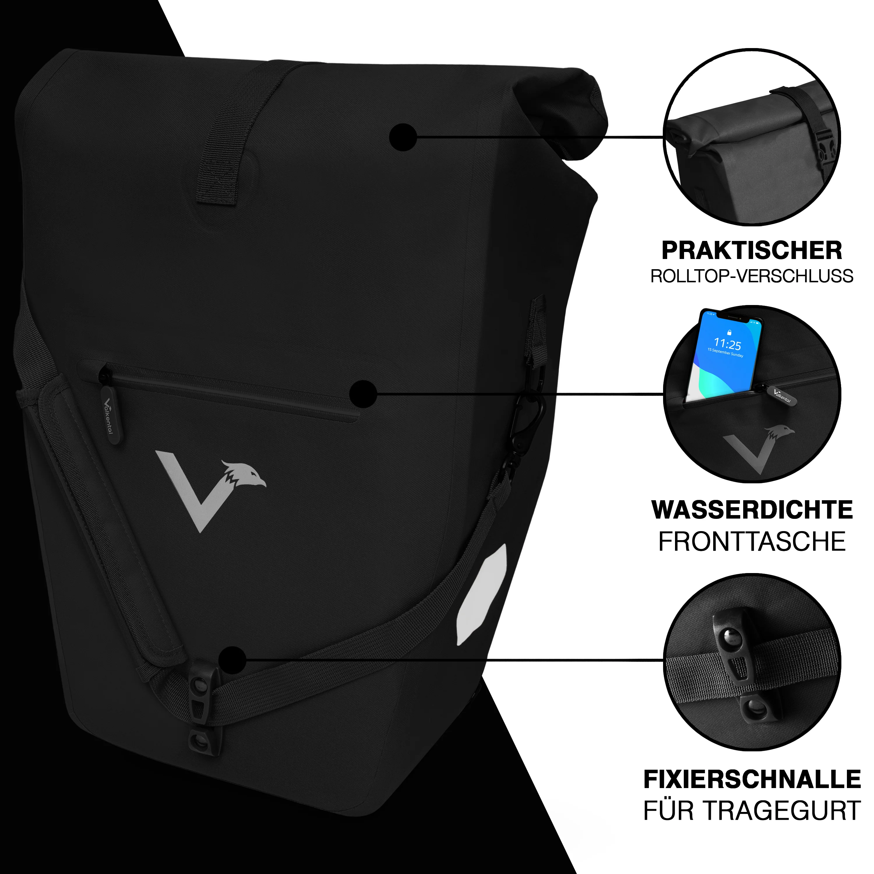 ValkOcean Gepäckträgertasche aus TPU Material - B-Ware - Image 3