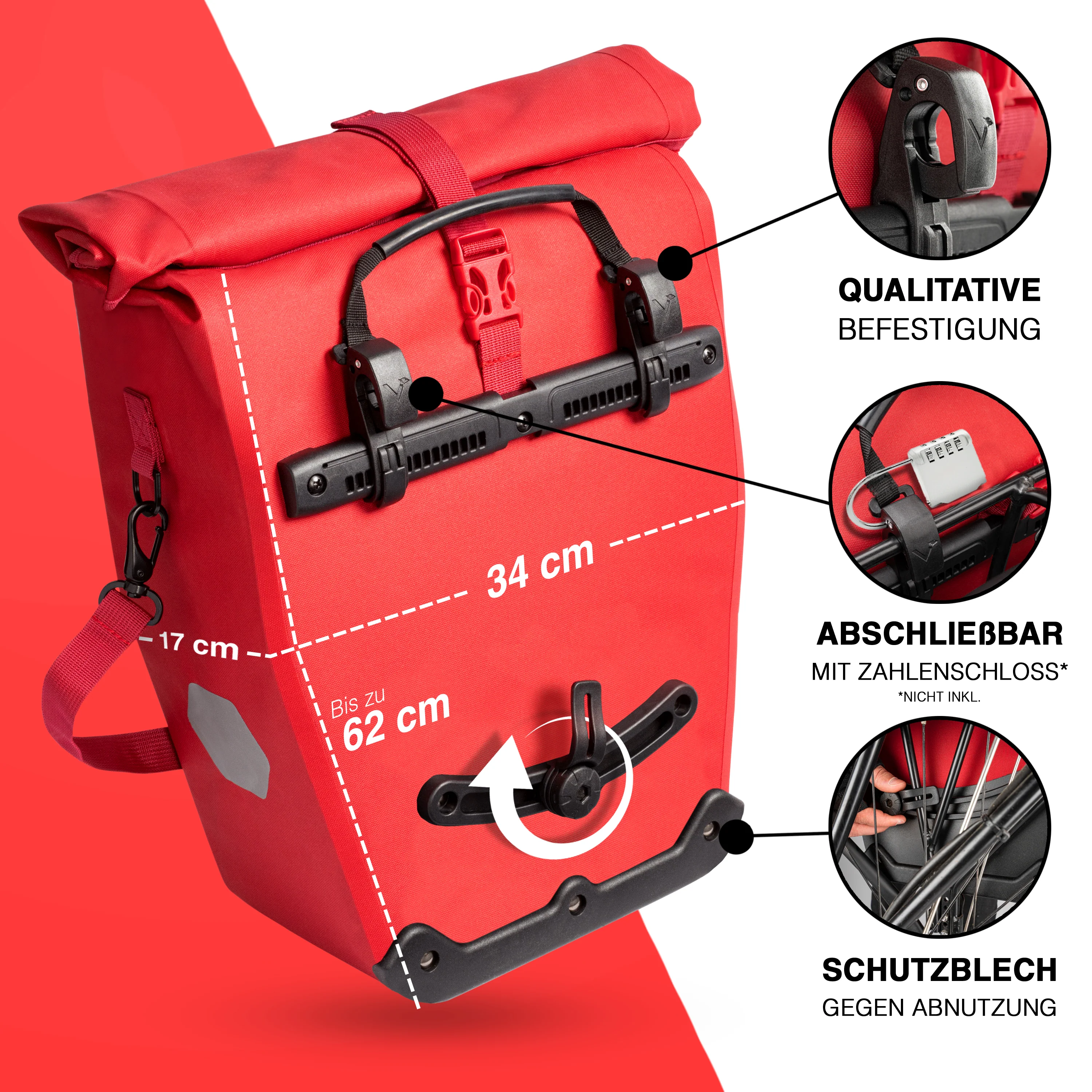 ValkOcean Gepäckträgertasche aus TPU Material - B-Ware - Image 32