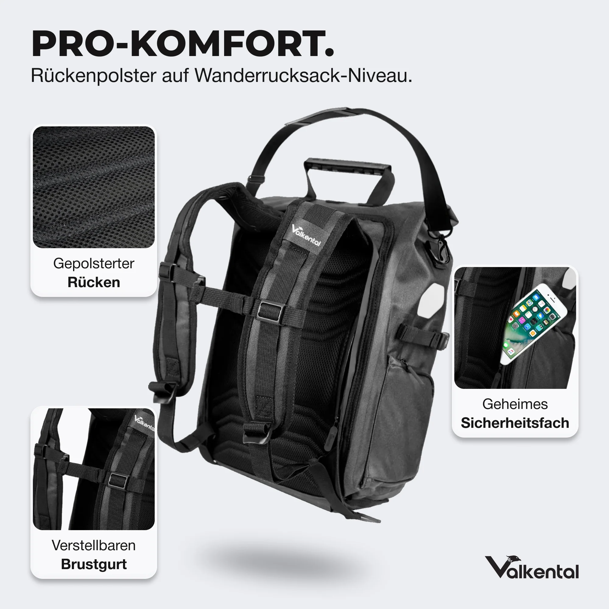 ValkPro 3in1 Fahrradtasche - hochfunktionales Multitalent - Image 31