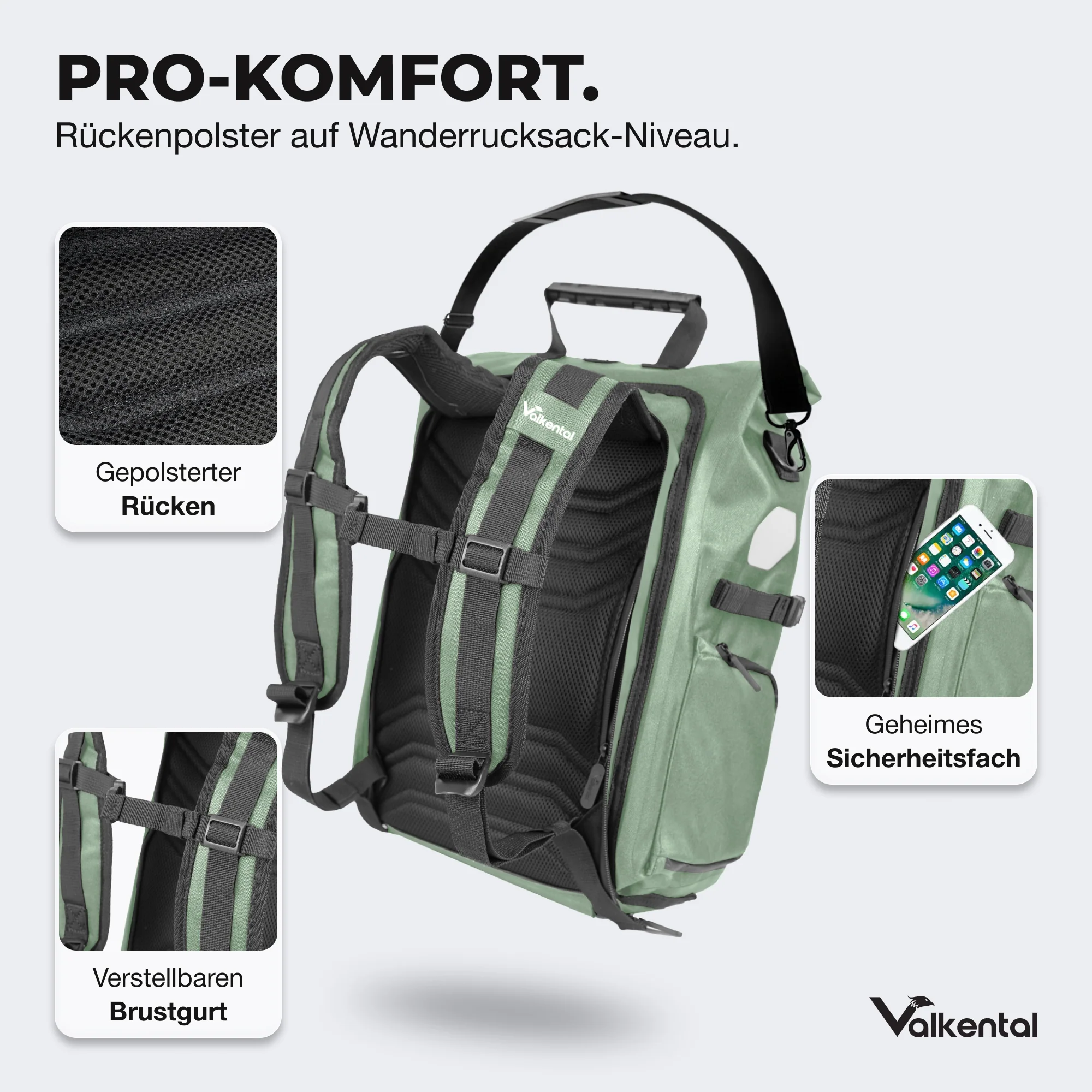 ValkPro 3in1 Fahrradtasche - hochfunktionales Multitalent - Image 52