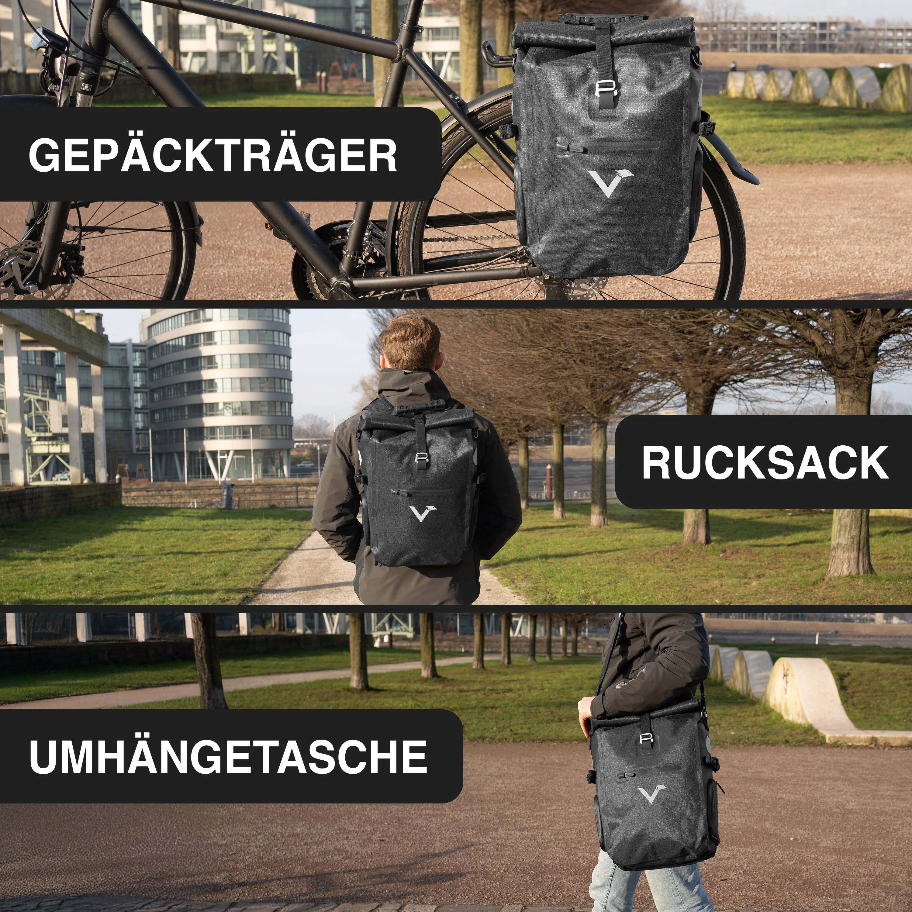 ValkPro 3in1 Fahrradtasche - hochfunktionales Multitalent | Bundle - Image 25