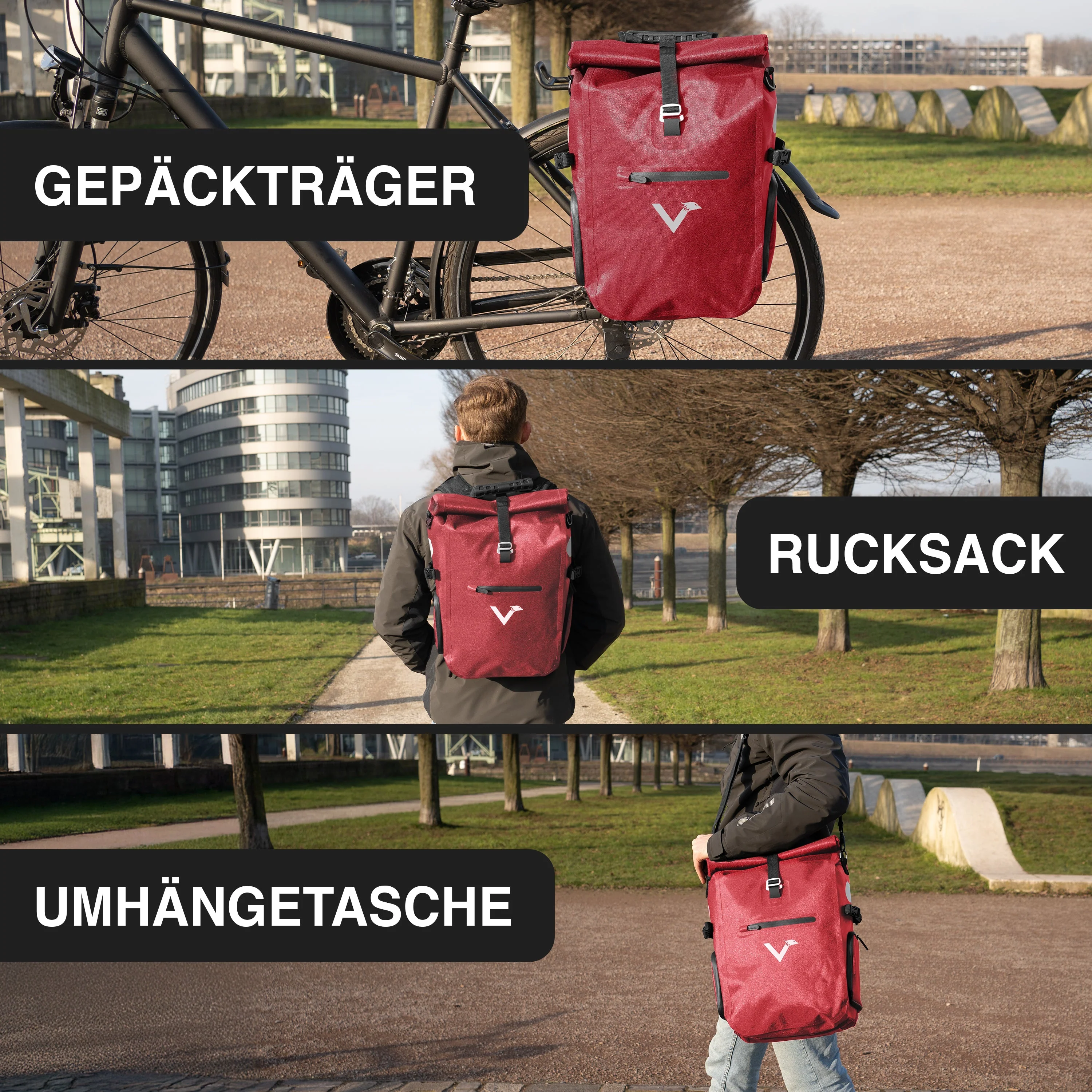 ValkPro 3in1 Fahrradtasche - hochfunktionales Multitalent | Bundle - Image 37